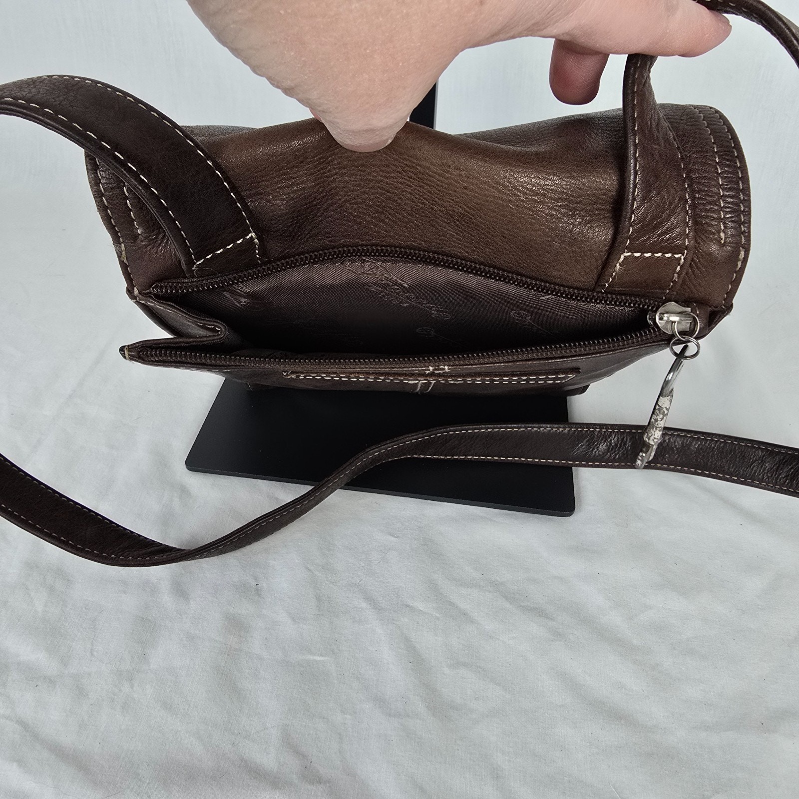 Fossil Vintage Leather Crossbody Brown #75082 / 7.5″ x 3.5″ x 9″