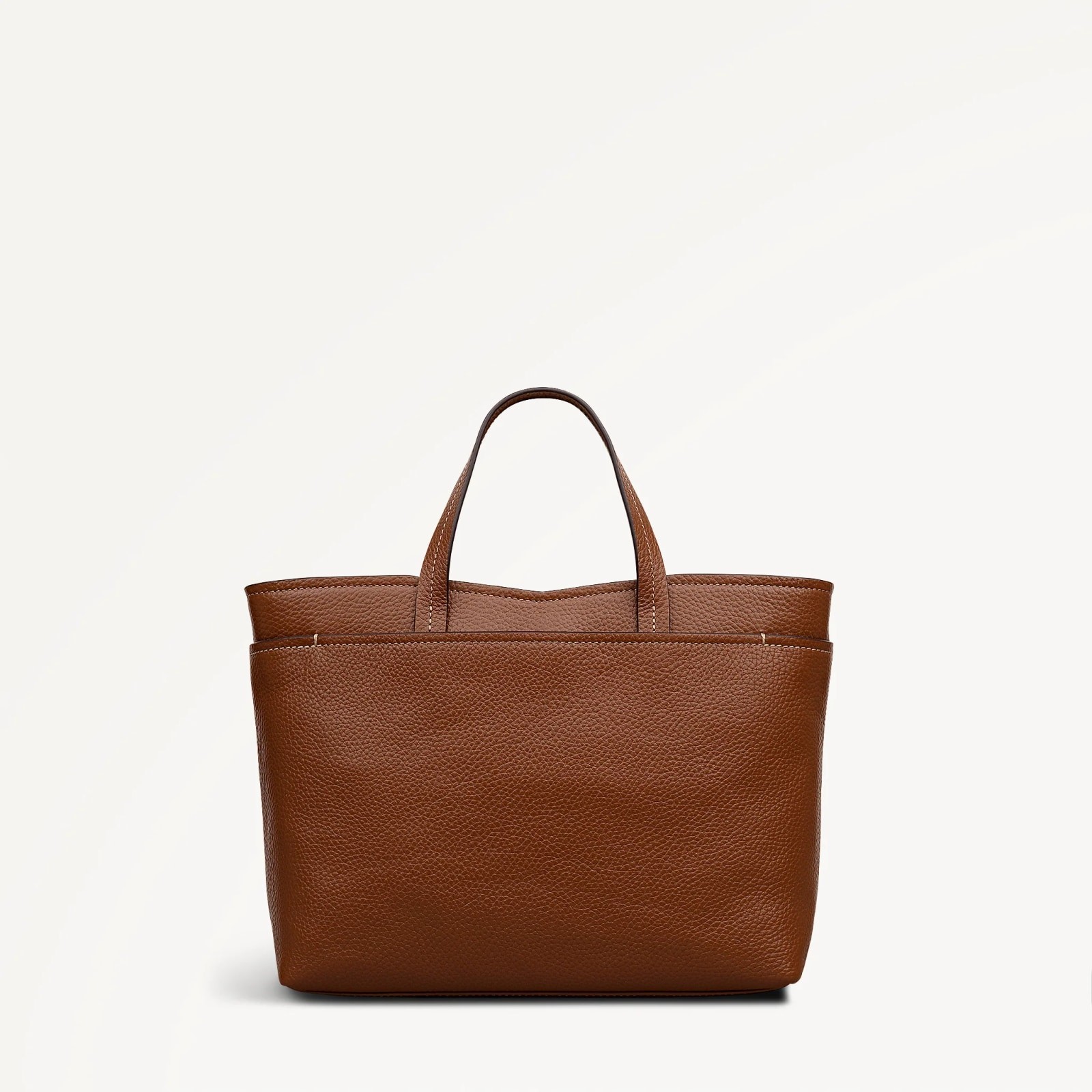 Radley London Maldon Mews Medium Ziptop Leather Satchel – Cognac