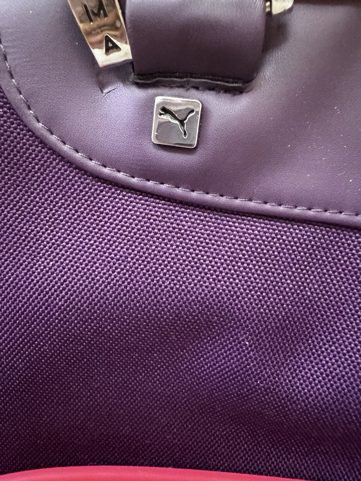NWT 🔥 Puma Women Mesh Grip Purple Pink Shoulder Bag Carry-All Plum Purple MINT