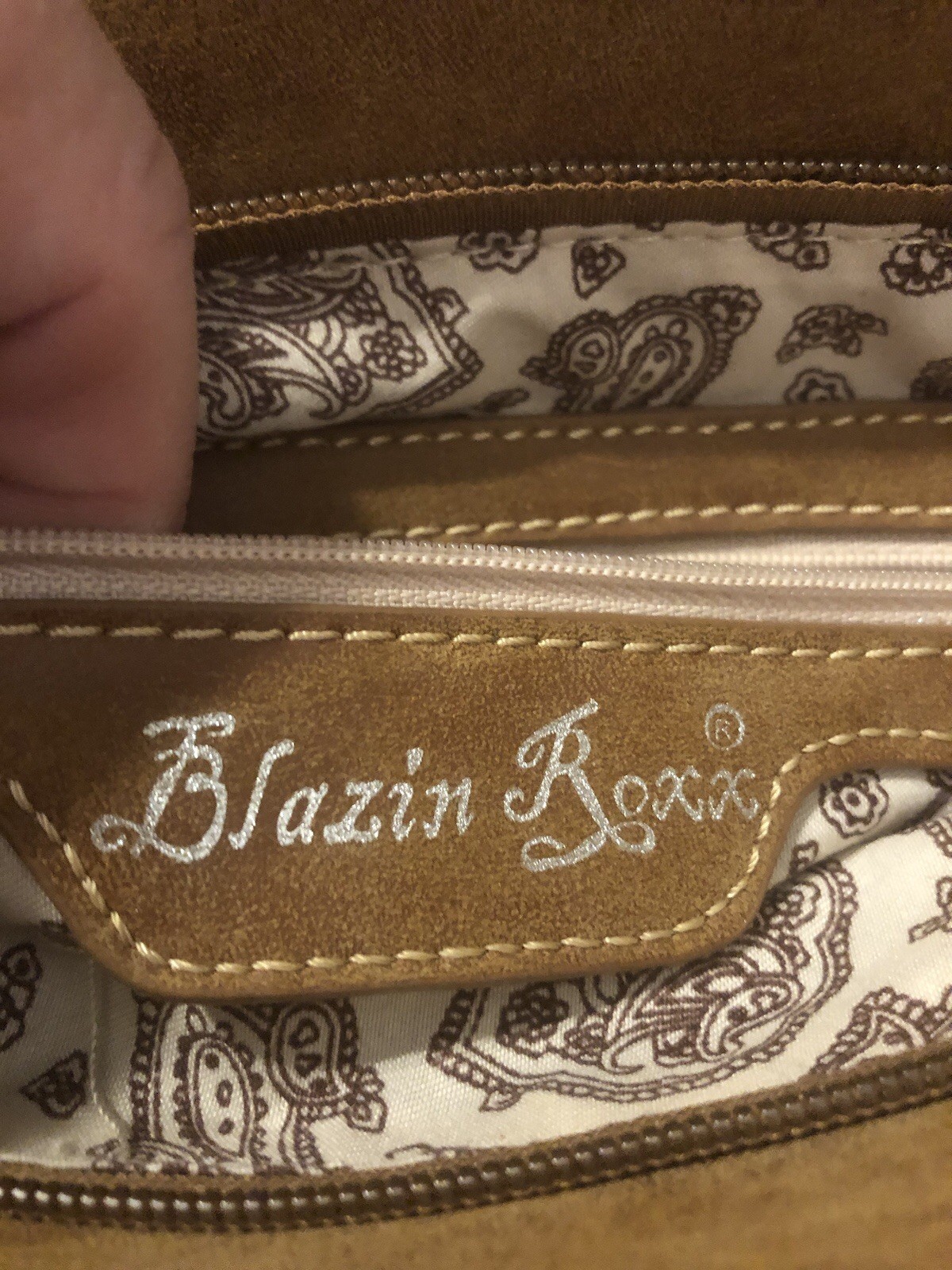 Blazon Roxy Embroidered And Studded Crossbody, NWT