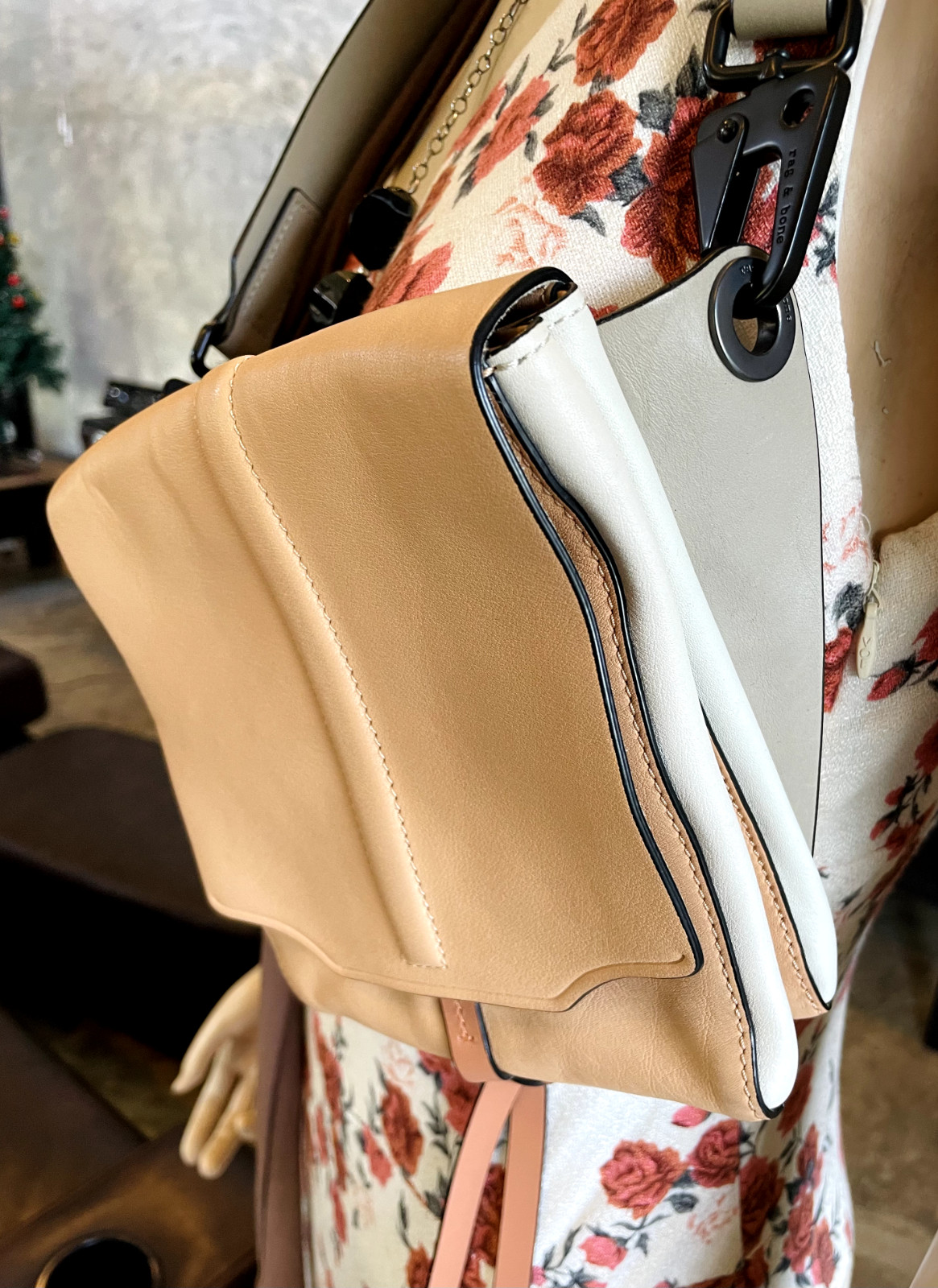 Rag & Bone Bradbury Small Flap Hobo Crossbody Bag in Very Good Condition