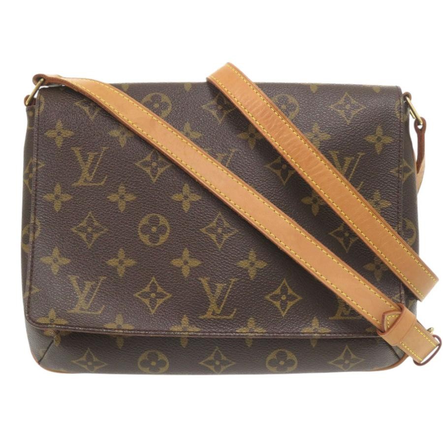 LOUIS VUITTON Bag: Musette Tango Long Strap M51388 Brown W25H19D6cm;
