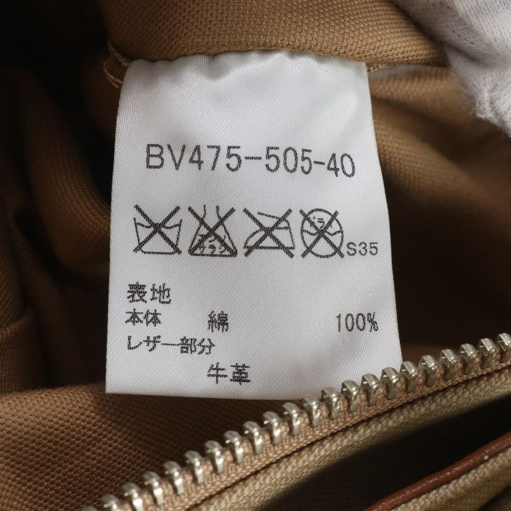 Burberry London 2Way Leather Canvas Shoulder Bag Messenger Tote Brown Unisex