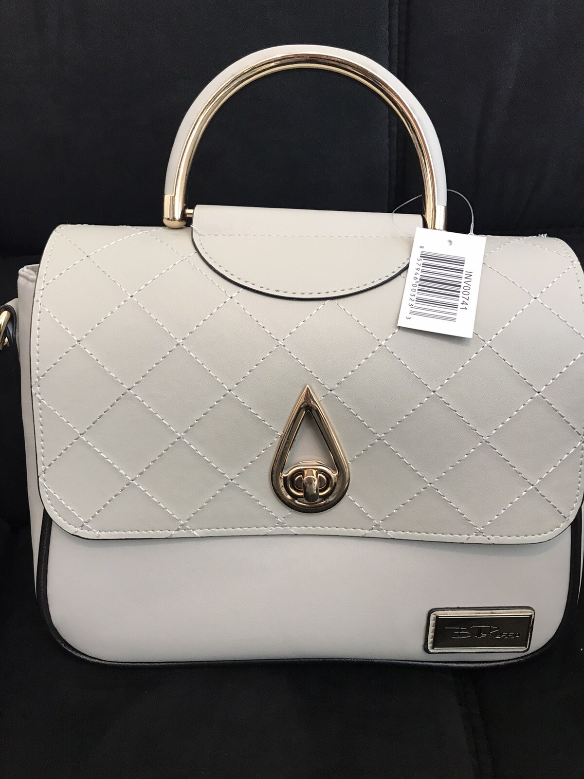Women’s Bella Russo Medium purse/Handbag color Light Gray-Brand new with tags