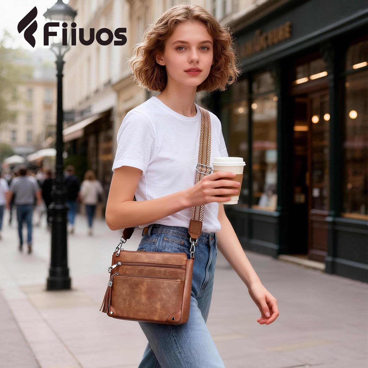 Anti Theft Crossbody Purse for Women RFID Crossbody Bags for Travel, Vegan Le…