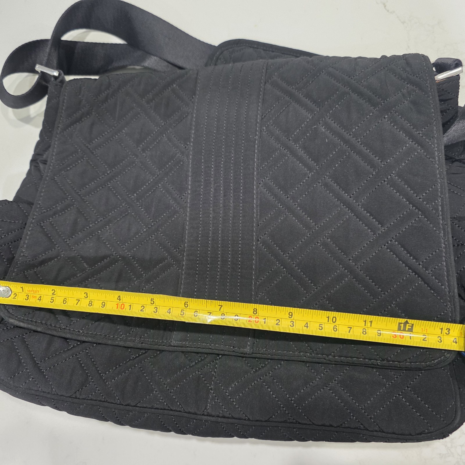 Vera Bradley Messenger Baby Bag Classic Black