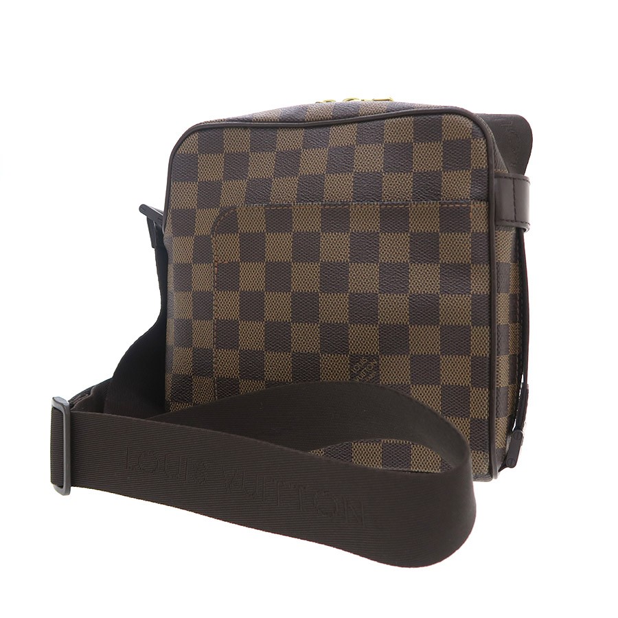 Louis Vuitton Olaf PM N41442 Leather Brown Shoulder Bag #SAB15654