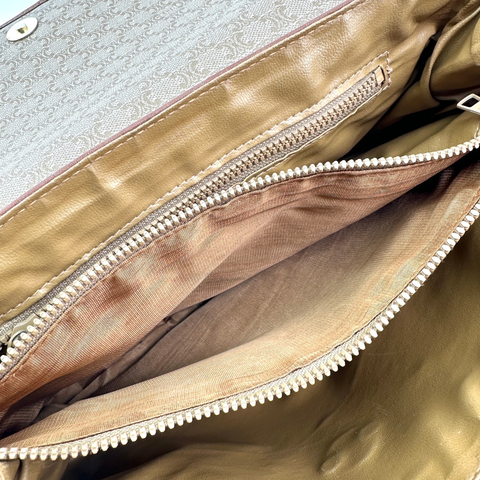Celine Tote bag PVC Leather Macadam Hand bag Authentic