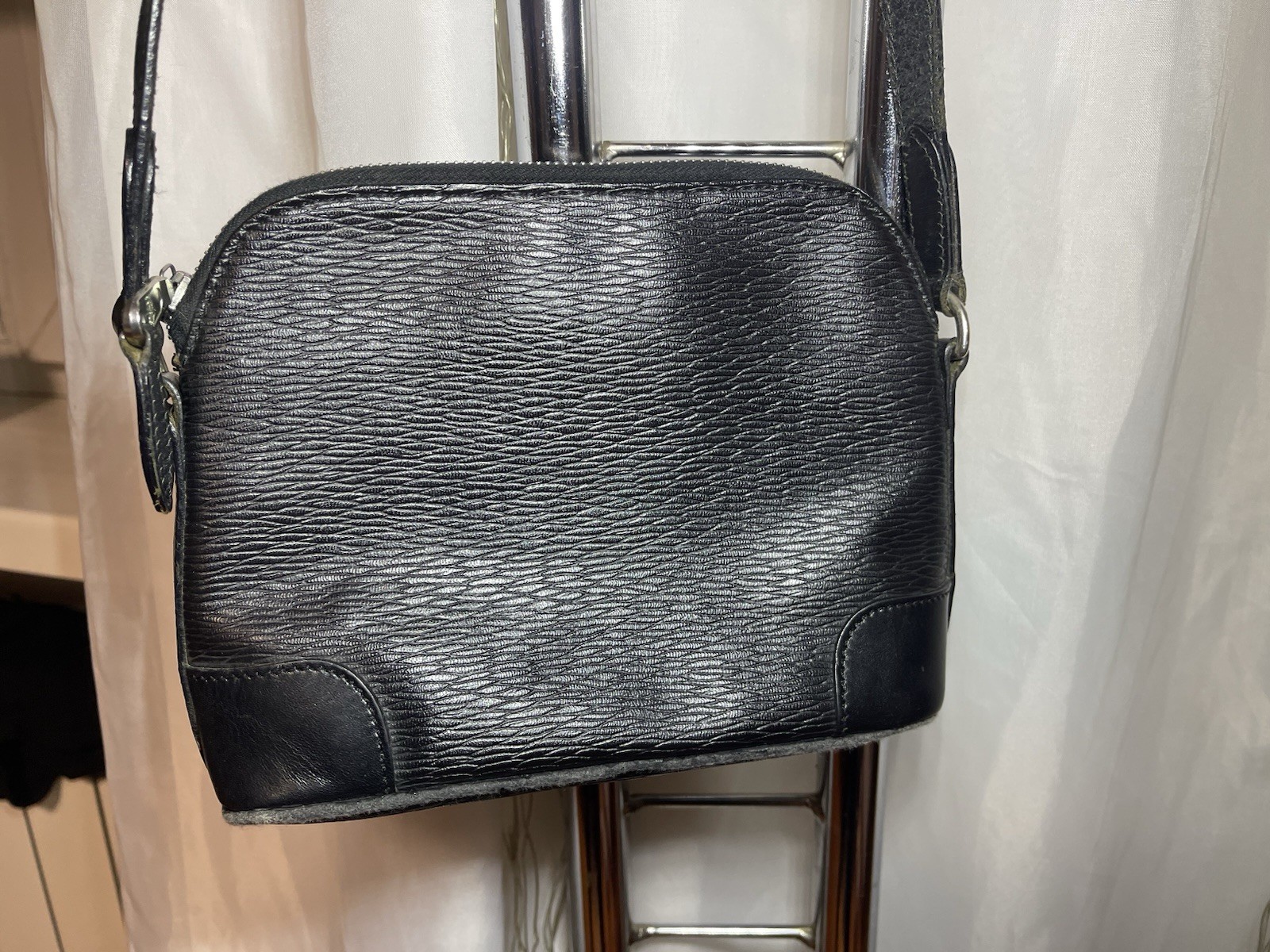 Mulberry Women Leather Vintage Small Crossbody Black Bag Size 20×15 cm or 8×6 in