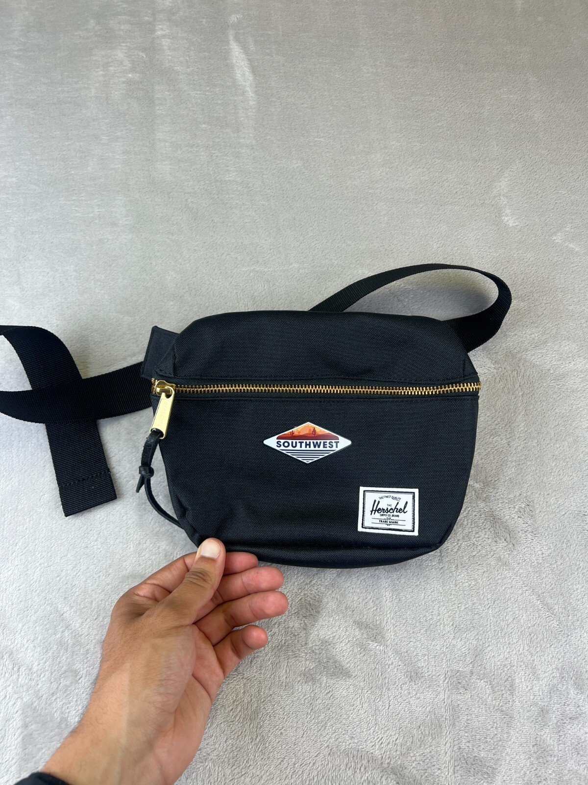 Herschel Supply Company Cotton Casuals Fifteen Waist/Hip Pack, Size OS – Black