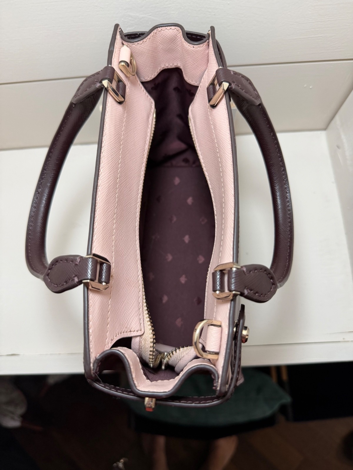Kate Spade New York Colorblock Satchel Top Handle Bag w/ Detachable Strap