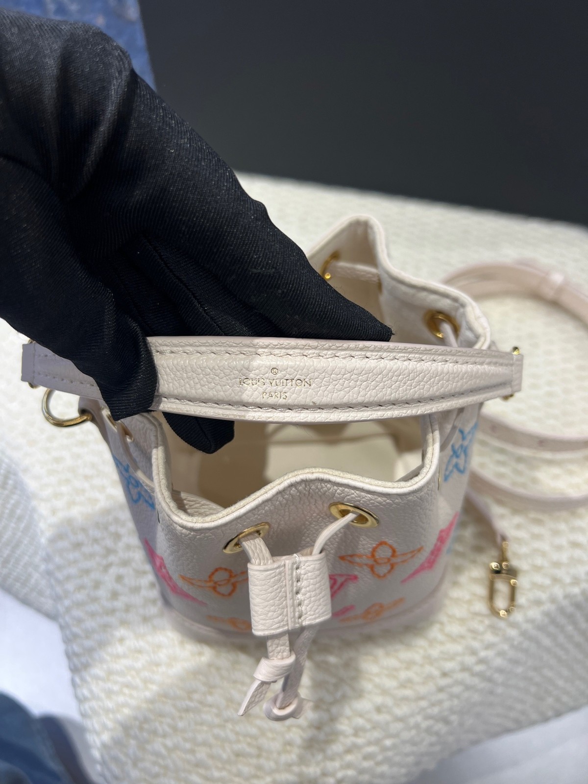 Louis Vuitton Nano Noé Bucket Bag Monogram Colorful Shoulder Bag [Duties Paid]