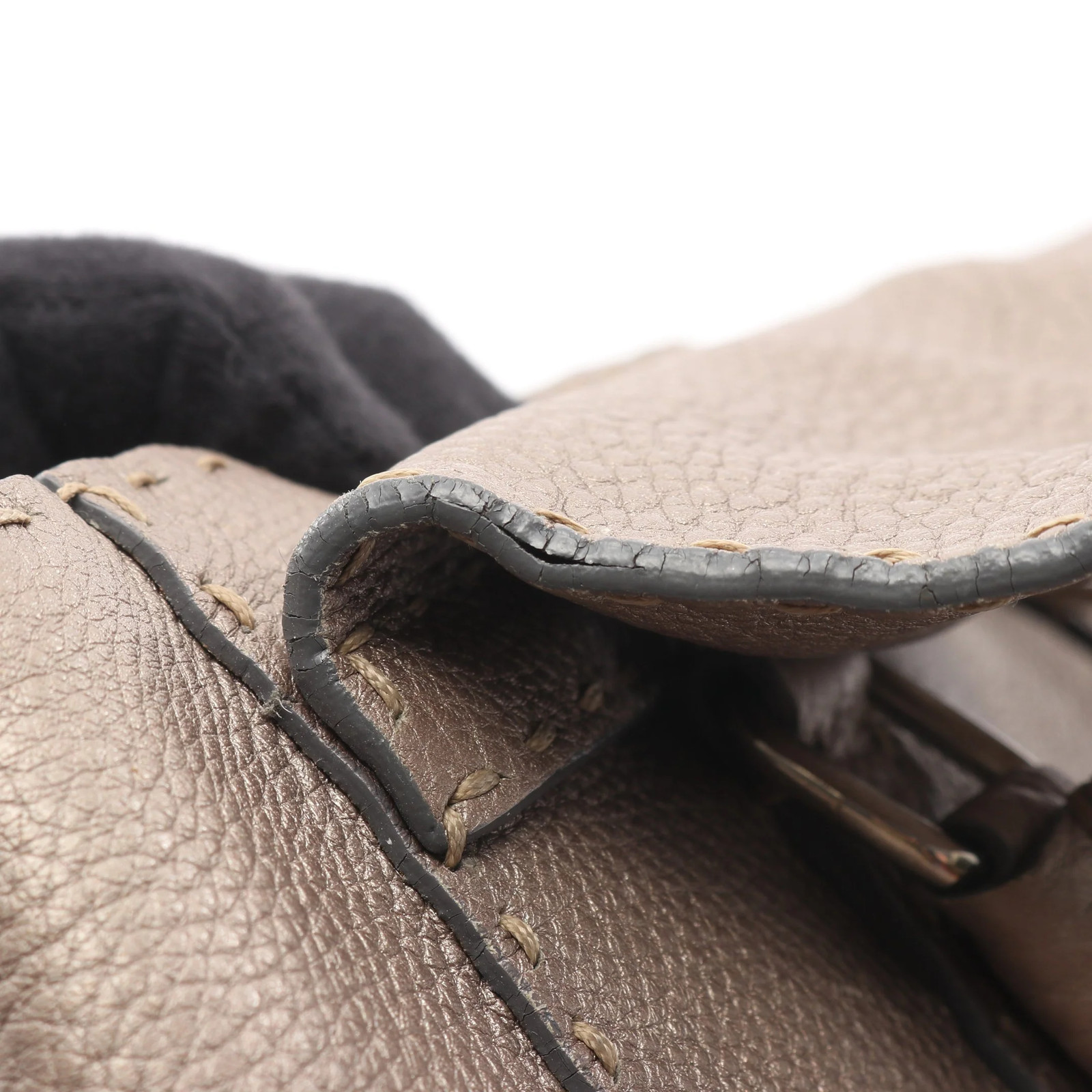Fendi Handbag Beige Leather #RCB1866