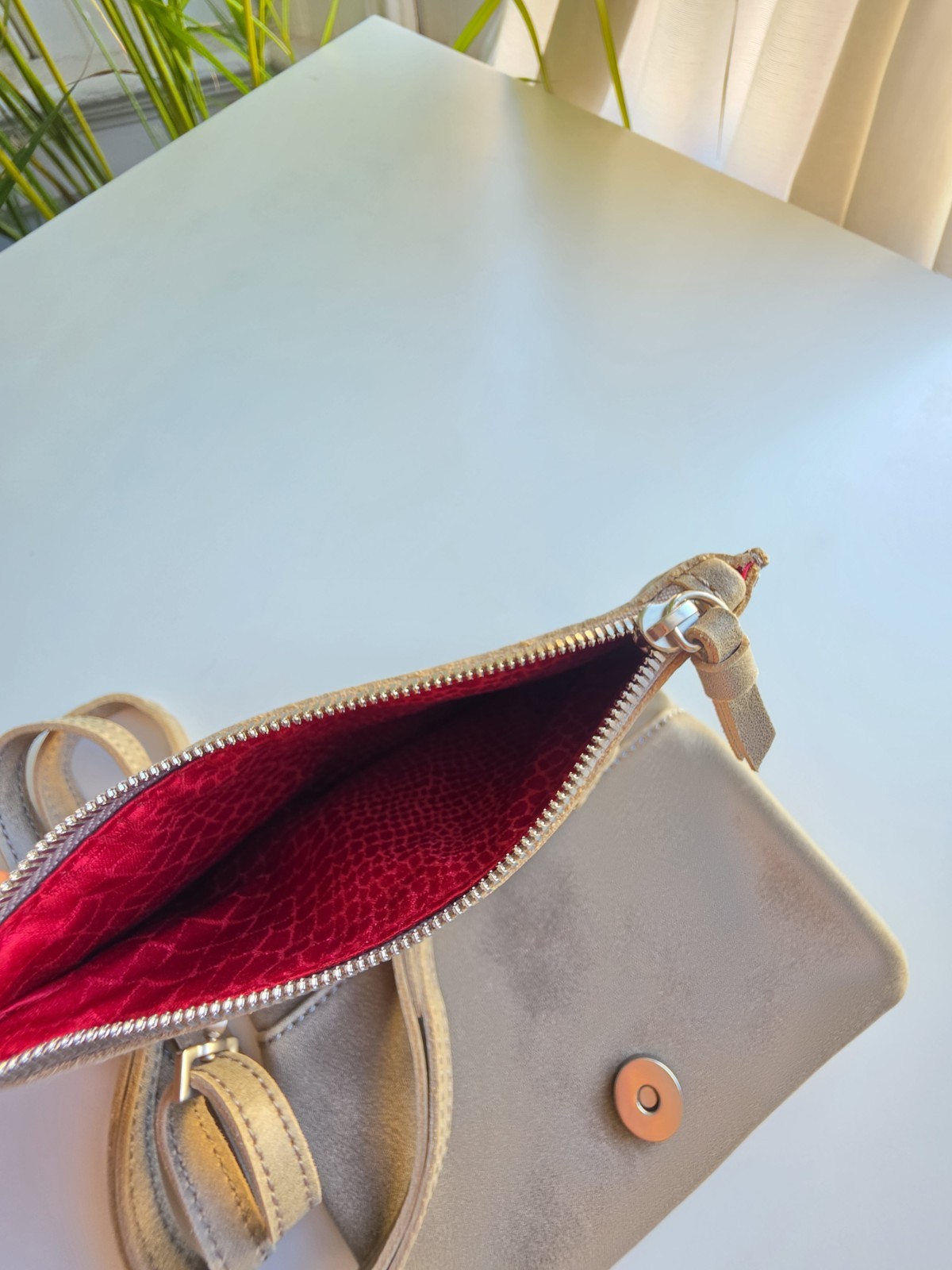 Hammitt Levy Crossbody Wallet Leather Fold Over Bag Clutch Purse Studded