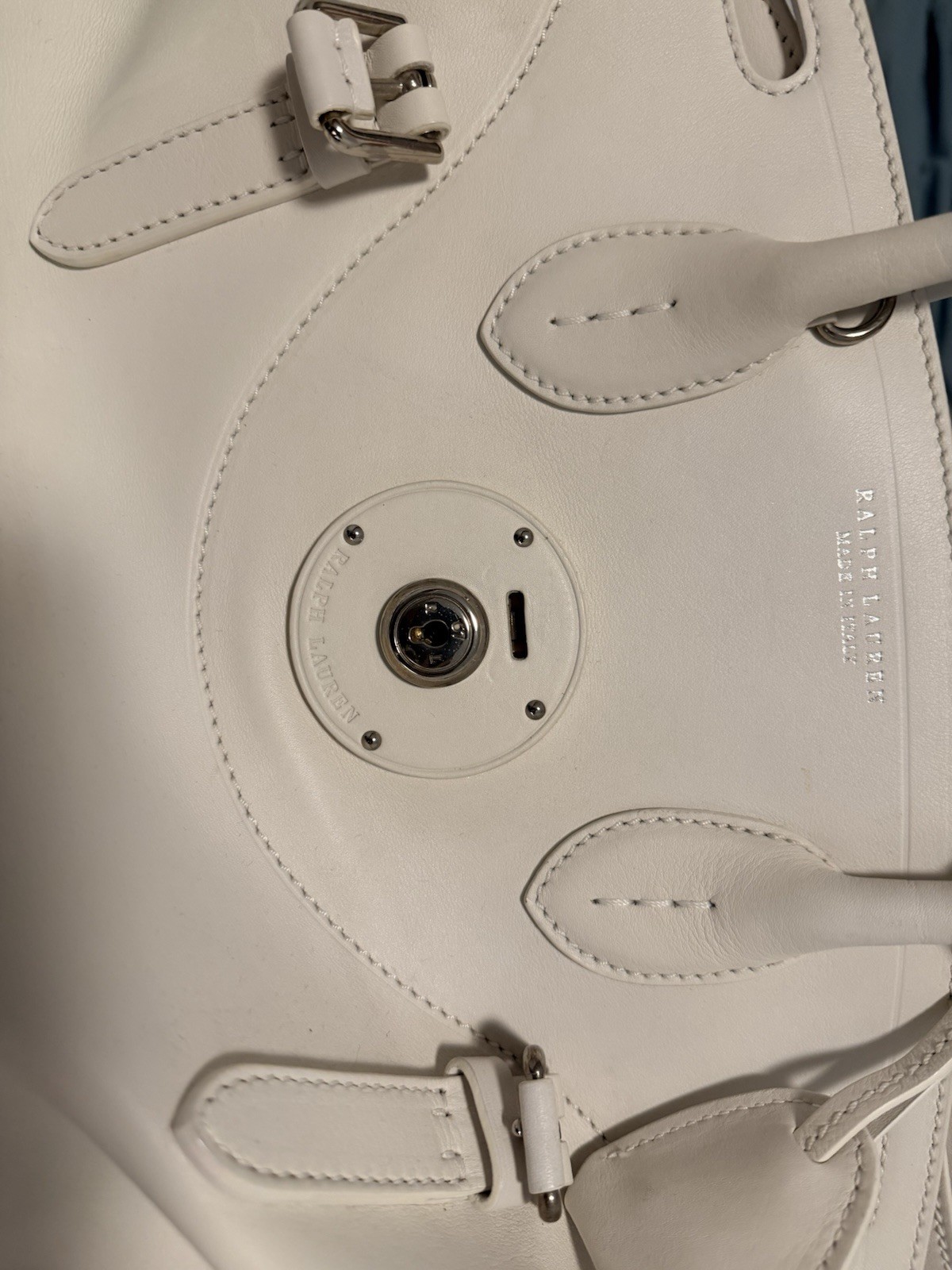 $3800 Ralph Lauren Ricky 33 Bag
