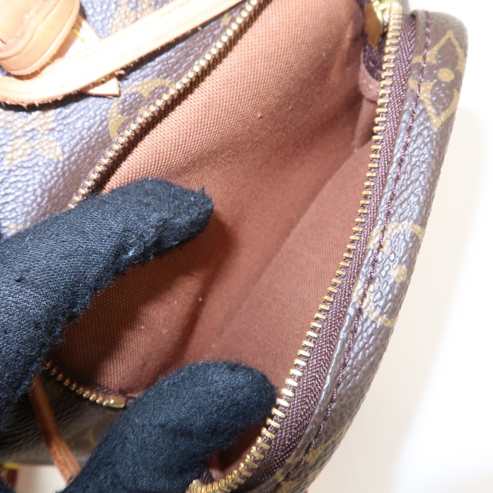 Louis Vuitton Monogram Mini Montsouris Backpack Bag M51137 Auth Used