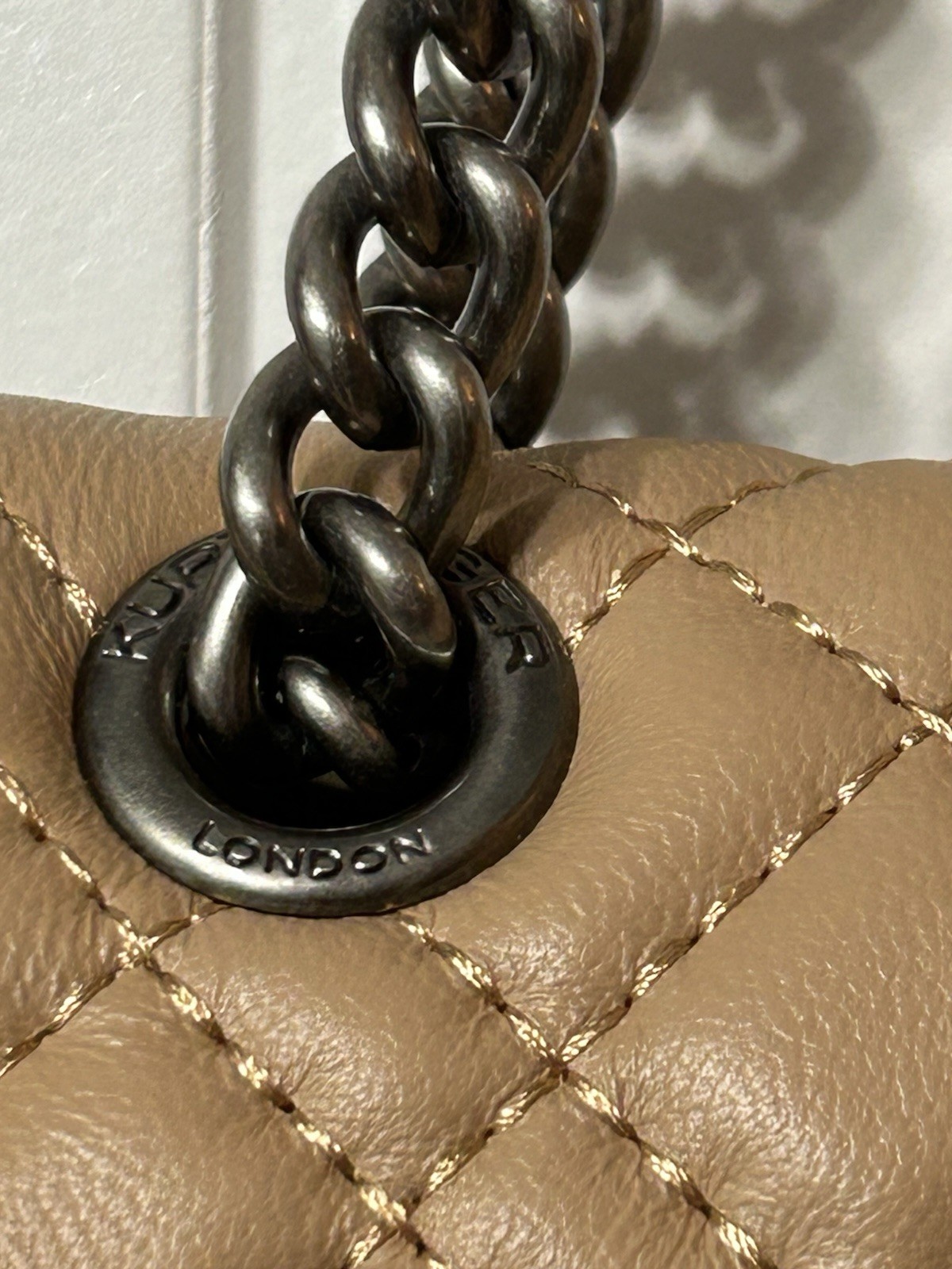 Kurt Geiger NWOT The London Mini Brixton Lock Leather Bag