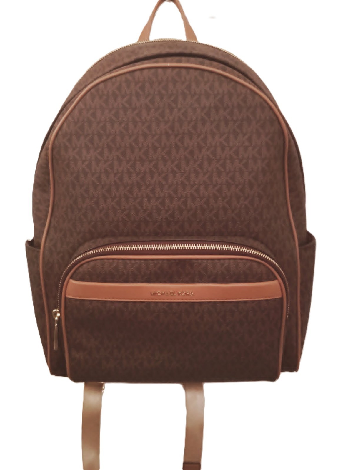 MICHAEL KORS BACKBACK BROWN/ACORN MK LOGO, BIG, EXCELLENT SHAPE 5 POCKETS