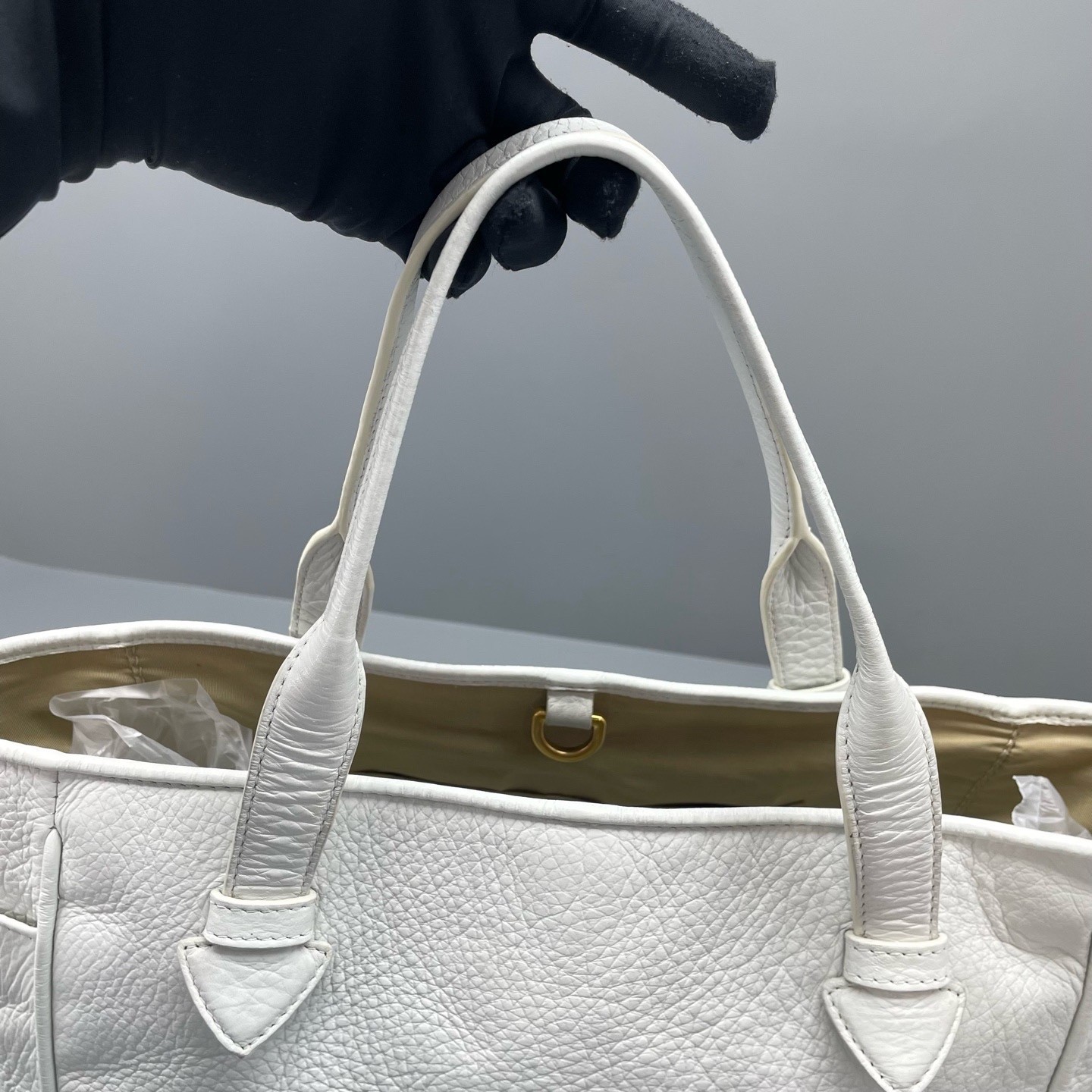 Loewe Pre-Owned Authentic Tote White 29*25*12cm Free Tracked Shipping