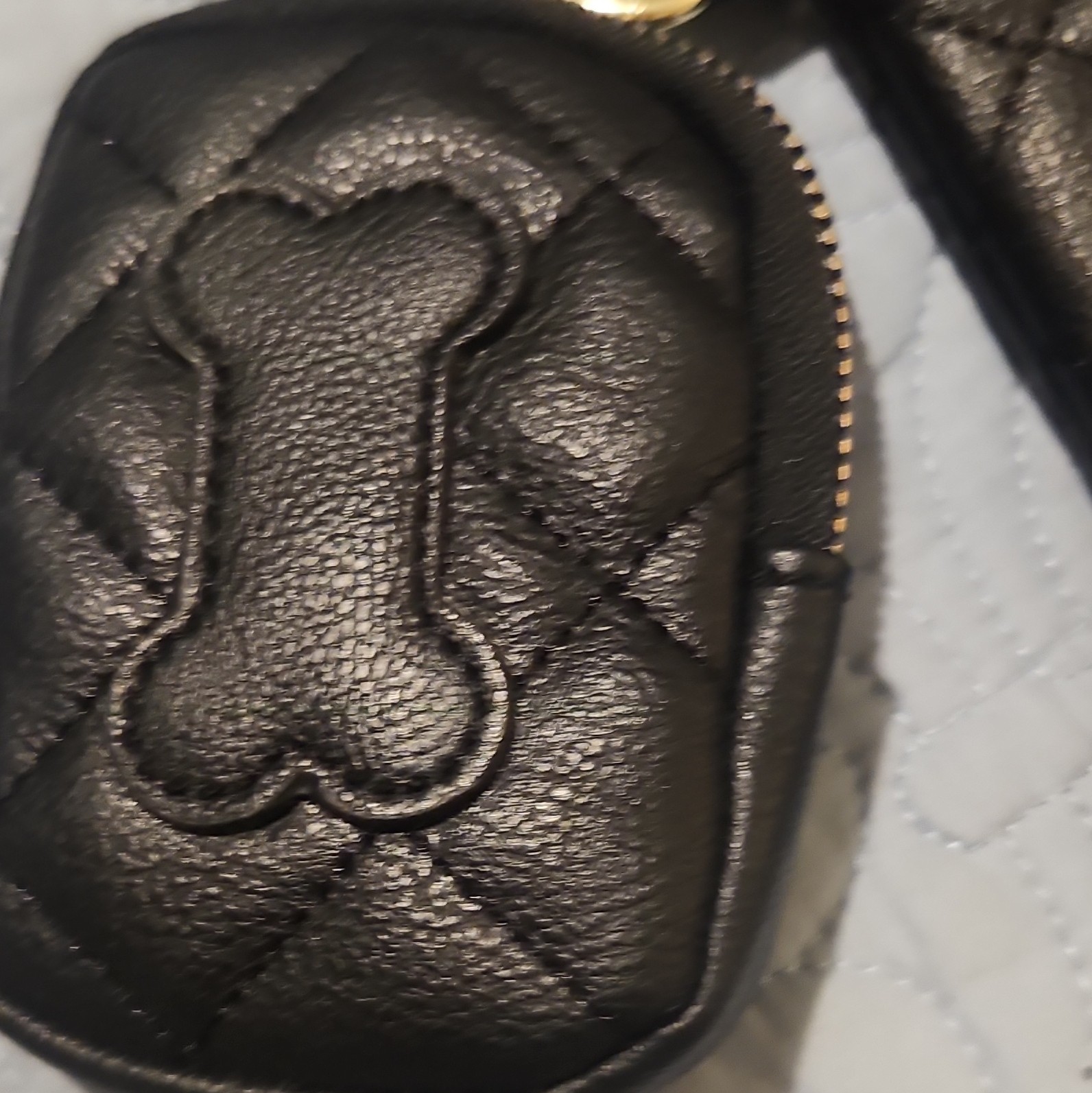 Steve Madden Black Quilted Crossbody Bag, Zip Closure, Coin Purse, Medium