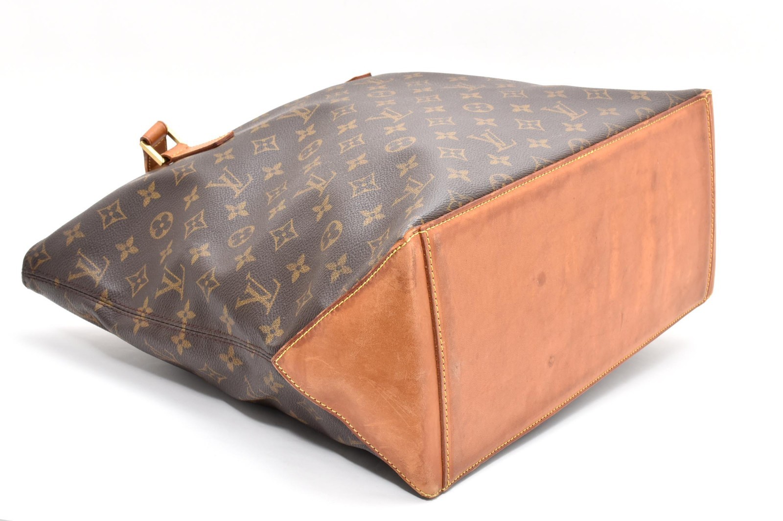 LOUIS VUITTON Cabas Mezzo M51151 Monogram Canvas Shoulder Tote Bag Vintage