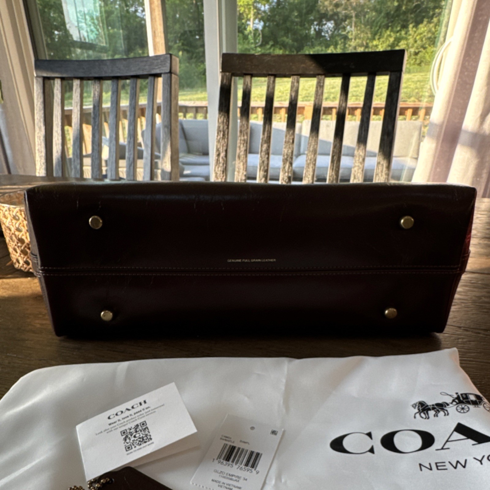 Coach Empire Bag Dark Brown