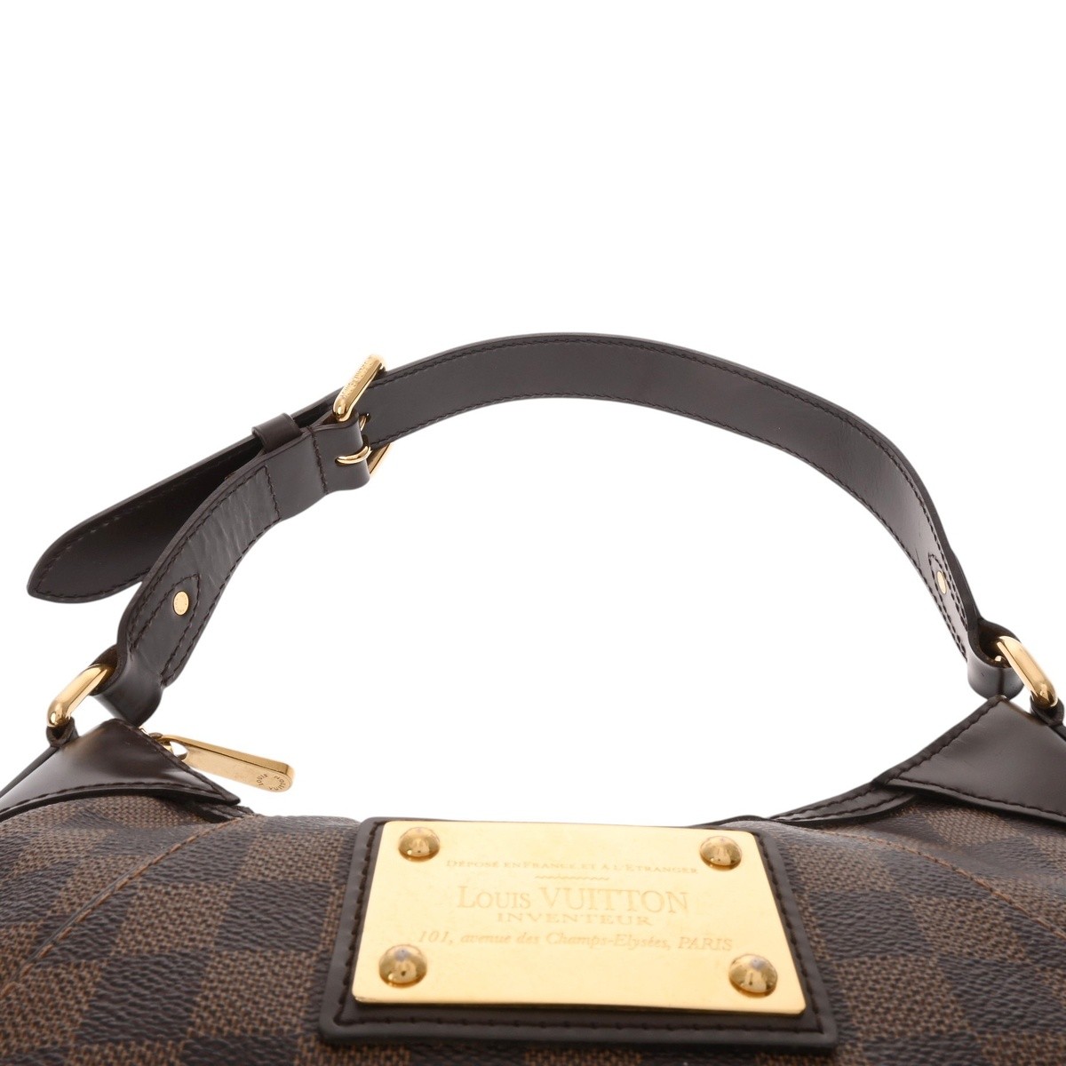 Louis Vuitton PM N48180 Handbag Damier Canvas Brown #WB4133