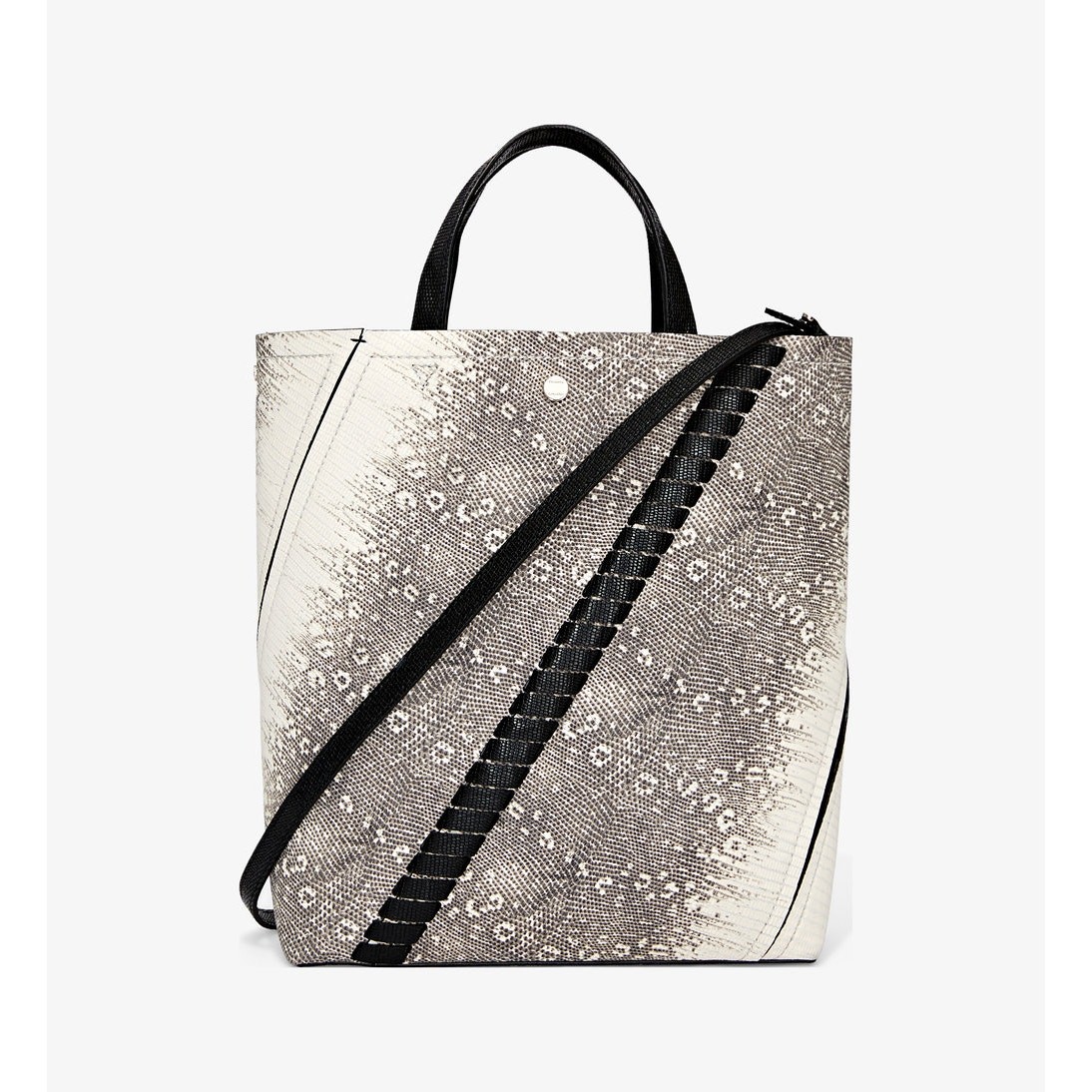 Proenza Schouler hex tote leather reptile print