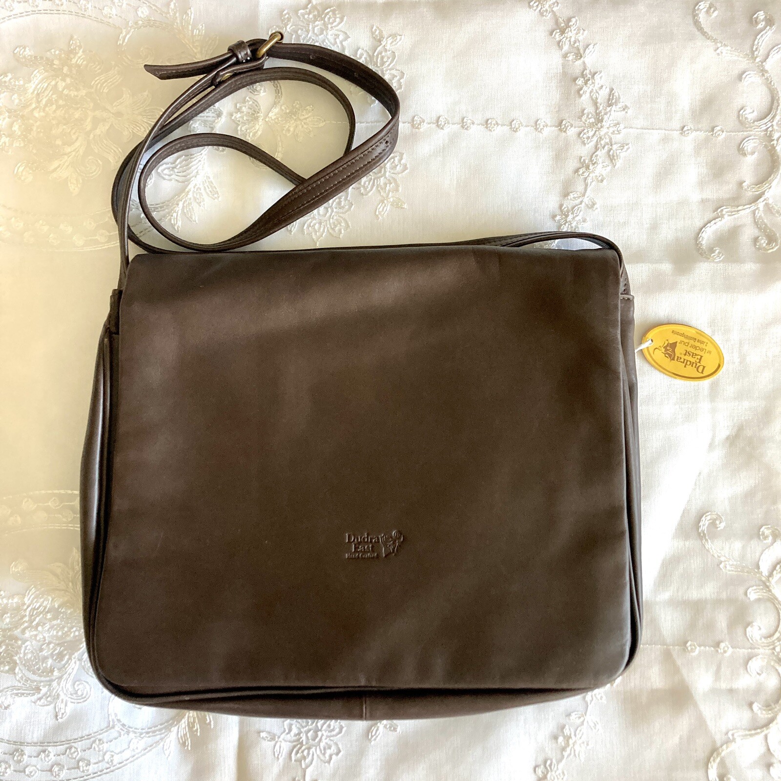 Dudra East Messenger Hand Bag Crossbody Purse Leather Hand Crafted NEW $189
