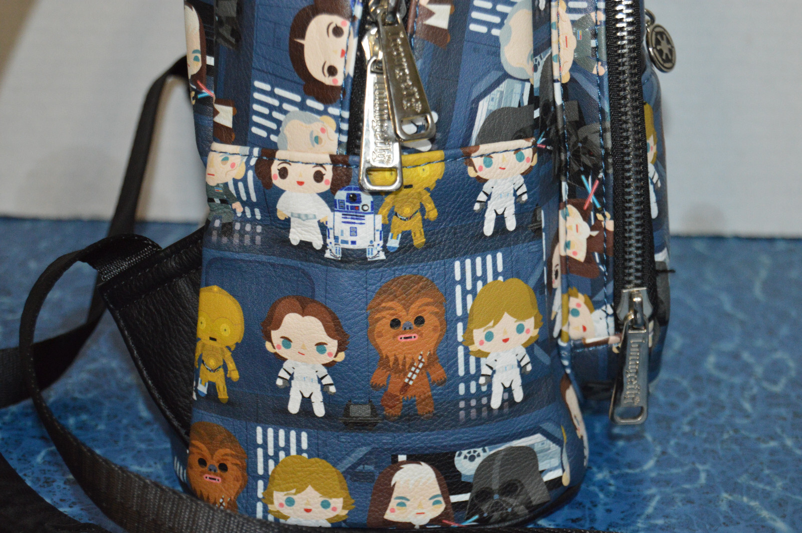 Loungefly Star Wars Mini Backpack Chibi Battle Station Lineup Death Star Obi Wan