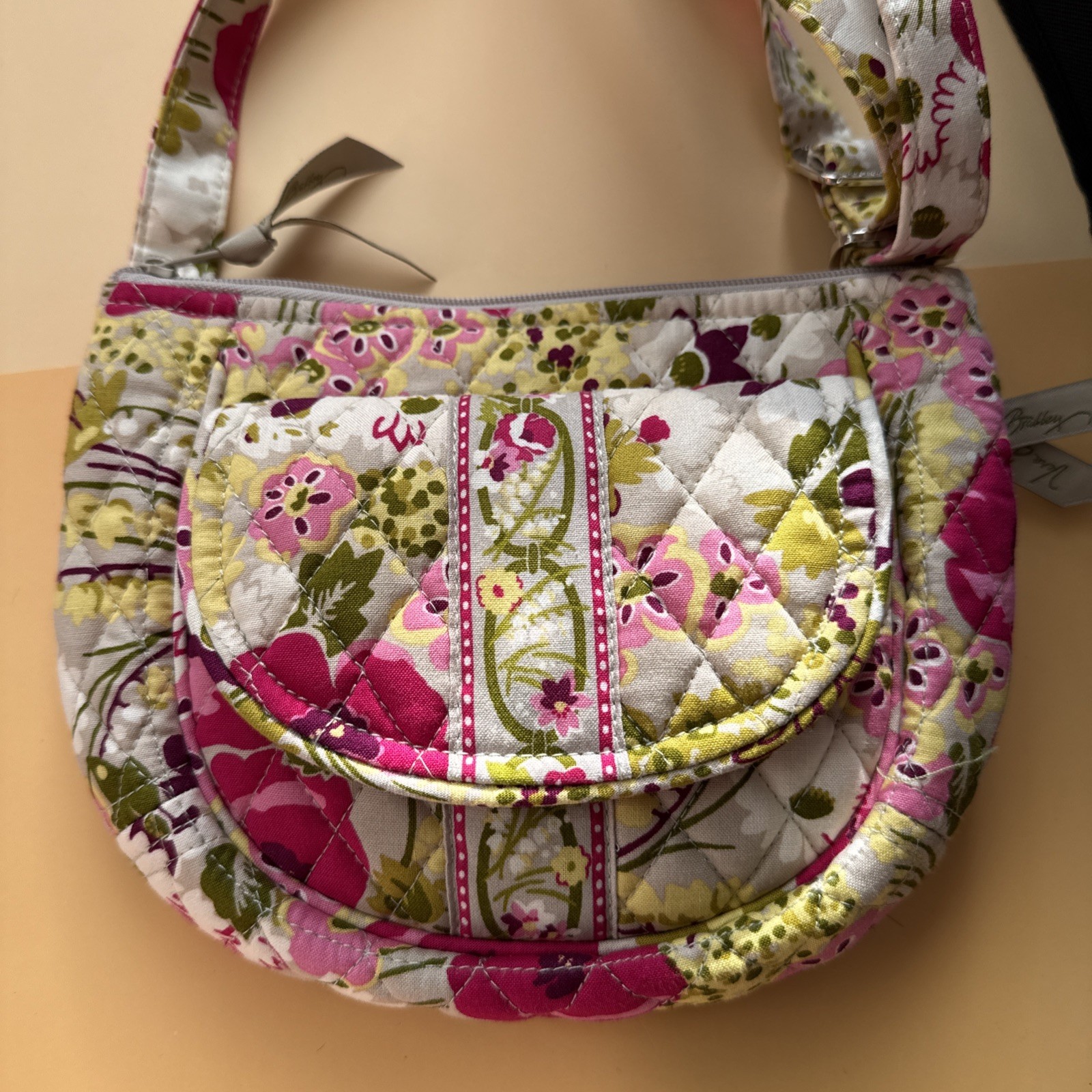VERA BRADLEY LIzzy Small Crossbody Bag Multicolor Floral Front Flap