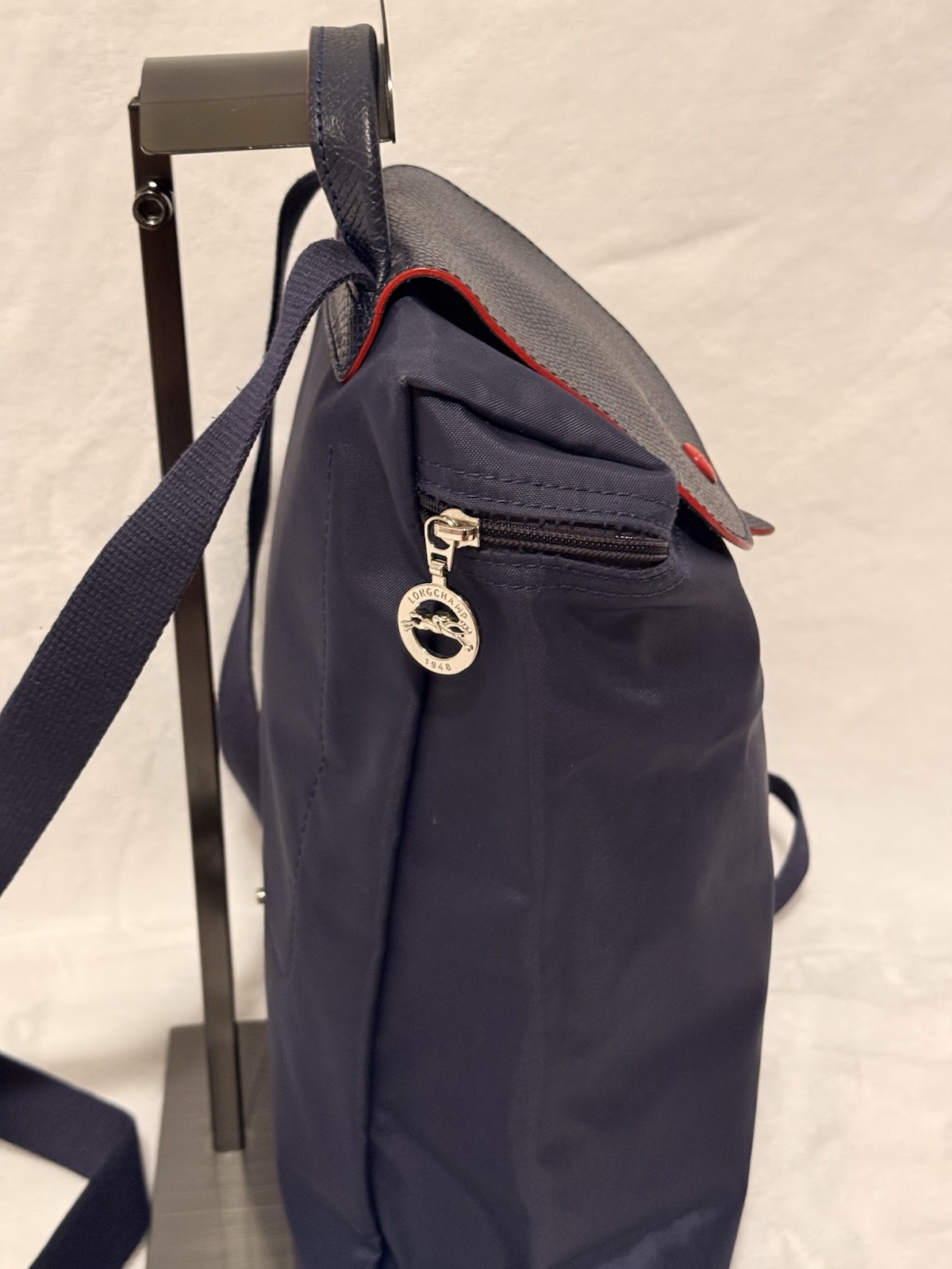 Longchamp Le Pliage Club Backpack in Navy Blue