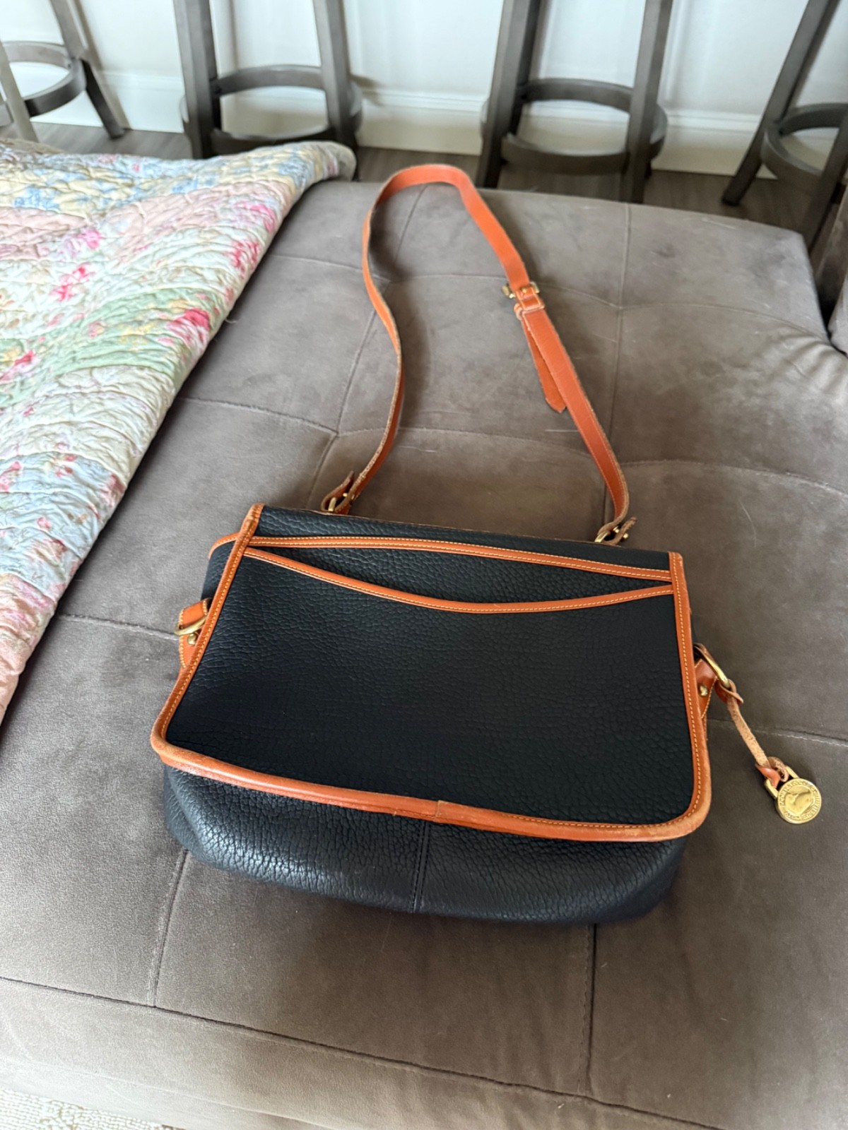 Dooney and Bourne Vintage All Weather Leather Carrier Bag