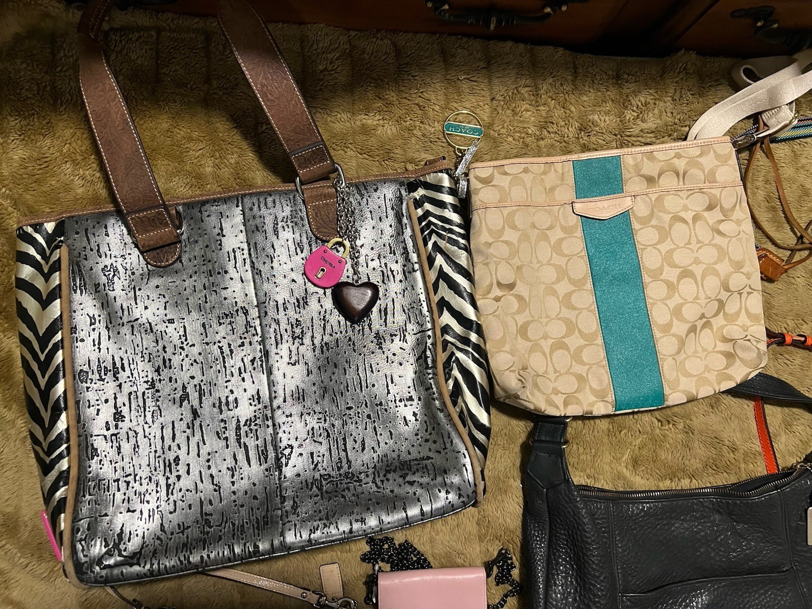Coach,MK, YSL,Consuela ,Tumi Bag As Is Lot Of 10 Bundle