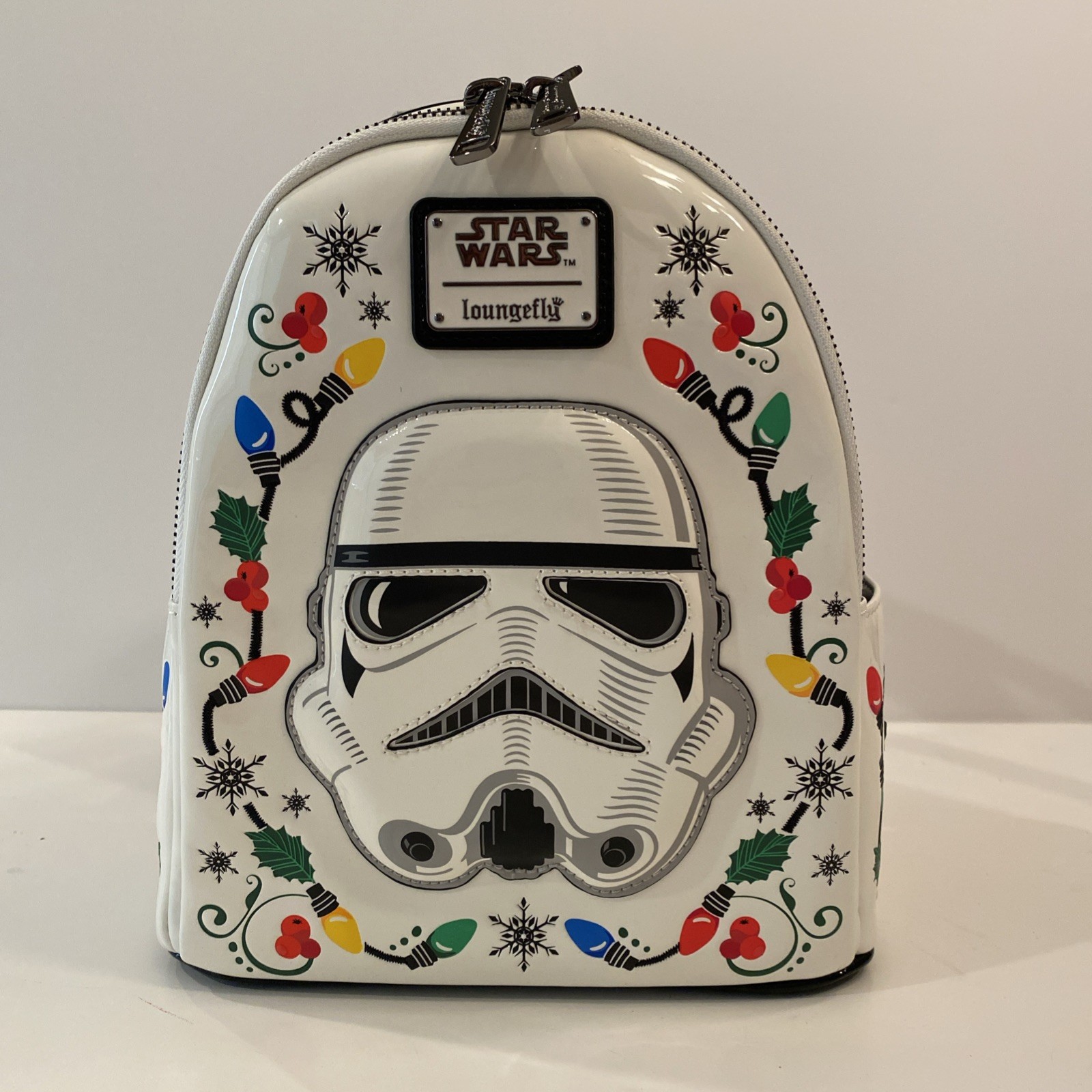 NWT Loungefly Star Wars Stormtrooper Cosplay Light String Light Up Mini Backpack