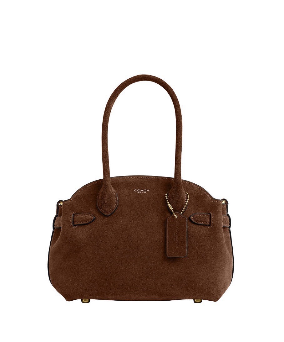 Coach Suede Soft Empire 21 Handle Satchel Bag