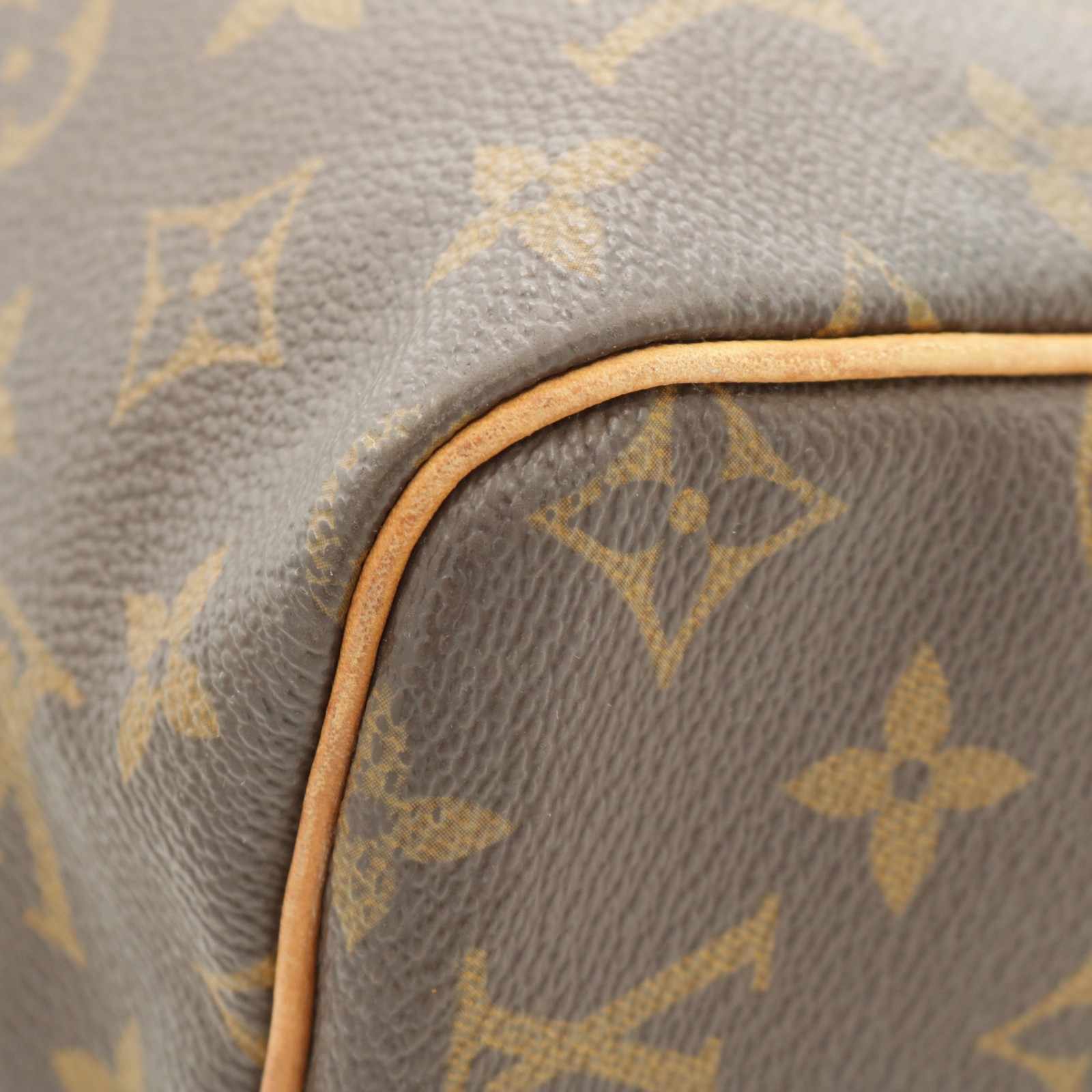 Auth.Louis Vuitton M41522 Speedy 40 Hand bag Brown Monogram serial TH0020
