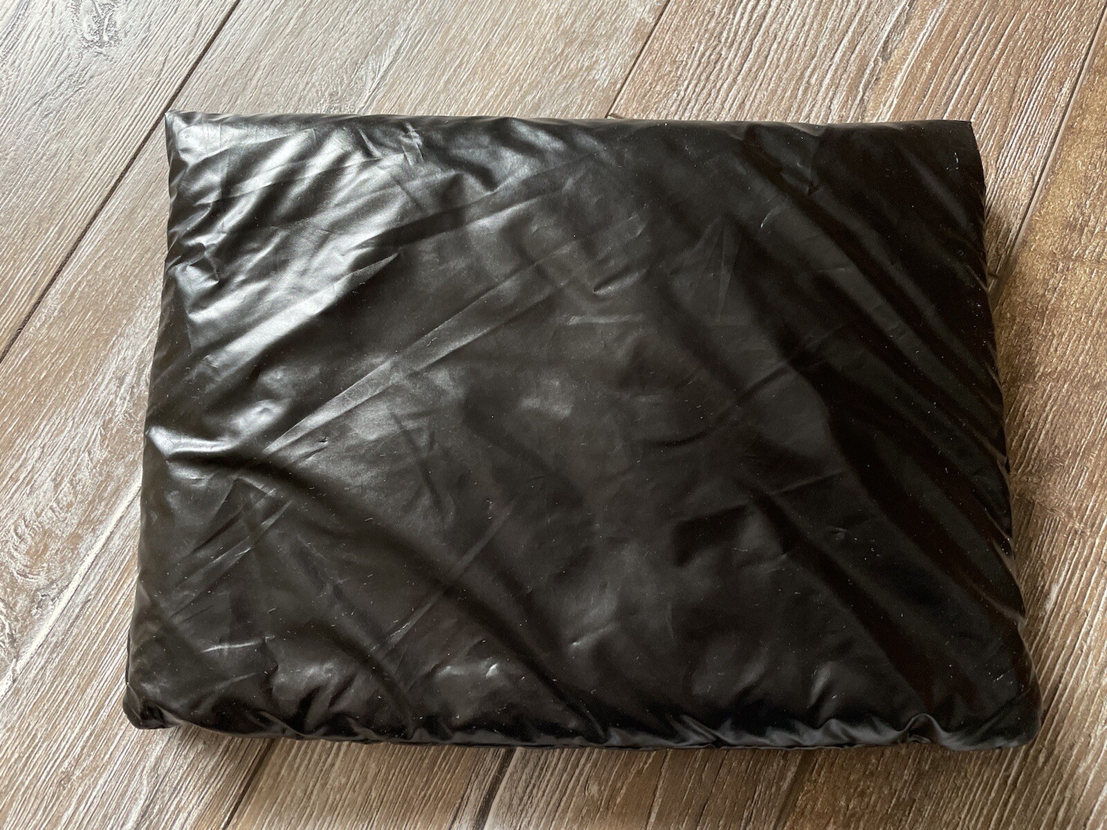 Chanel Parfums Cosmetic Bag Clutch Bag Zip Fold Beauty Black Handbag