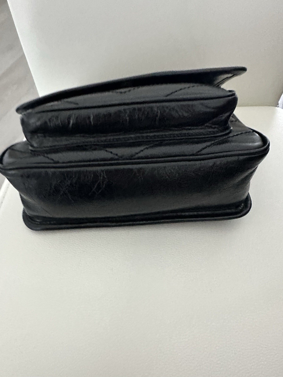 Saint Laurent Niki Small Black Quilted Shoulder Bag Gold Chain, w/ Box Dust Bag