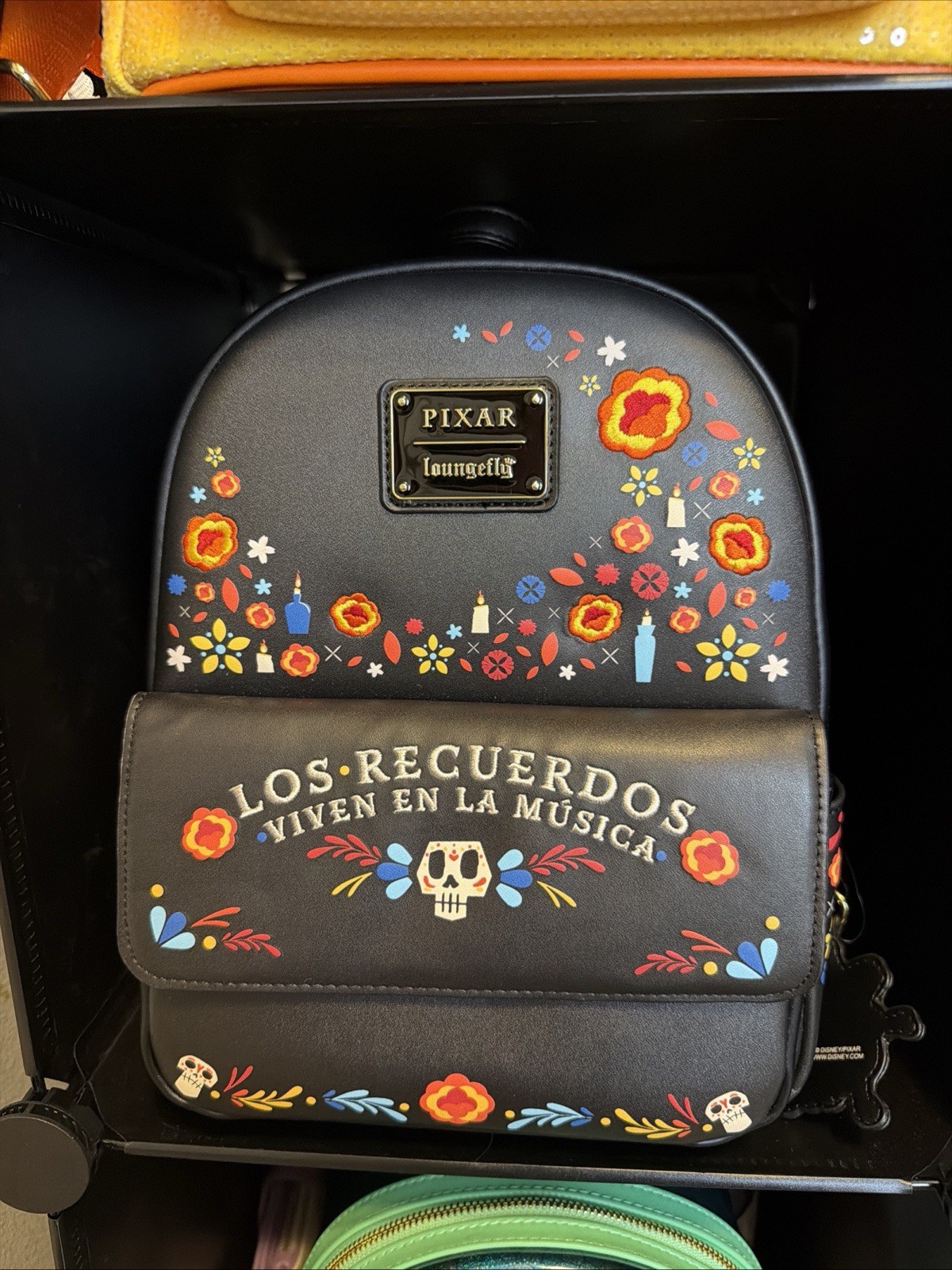 Loungefly Disney Pixar Coco Remember Me Mini Backpack Disney Day of the Dead