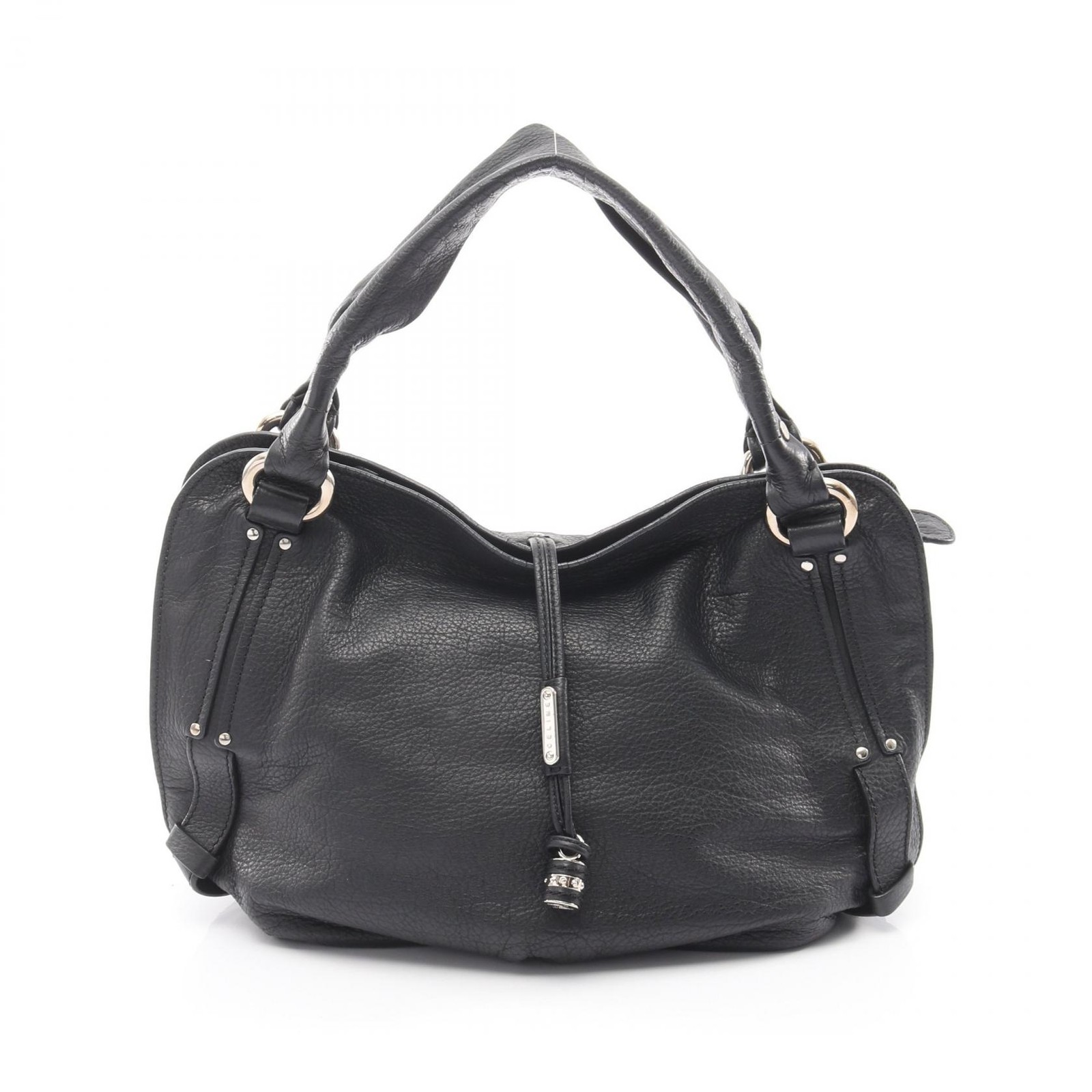CELINE Bittersweet Handbag leather Black Used Women