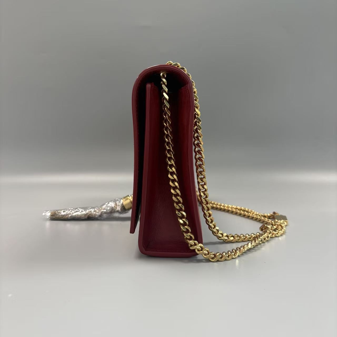 Yves Saint Laurent YSL Red Medium Kate Tassel Bag Designer AUTH