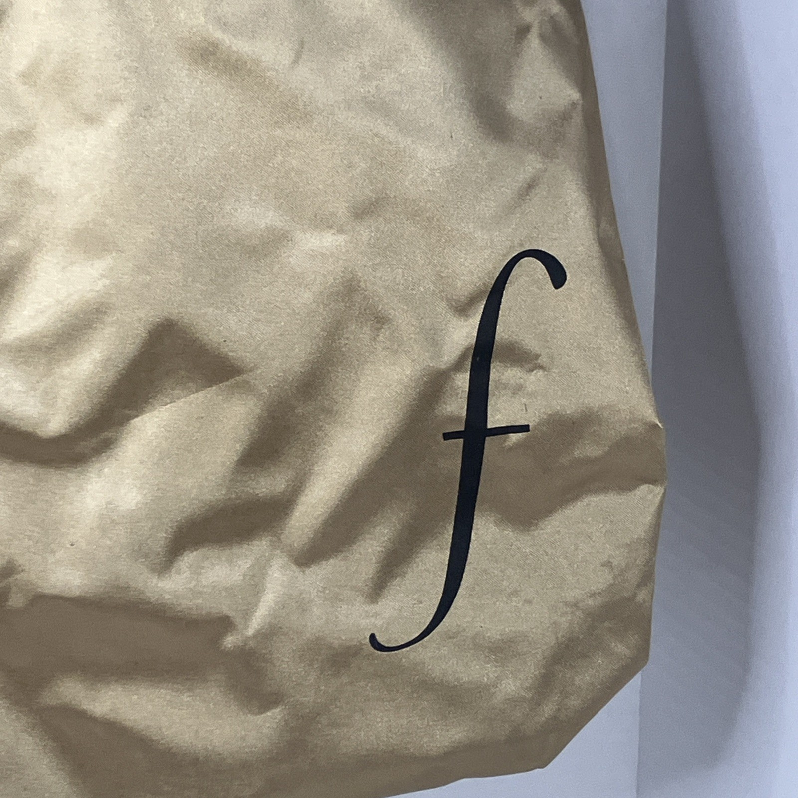Frederick’s of Hollywood Gold Satin w/Emblem and Leopard Print Canvas Vegan Tote