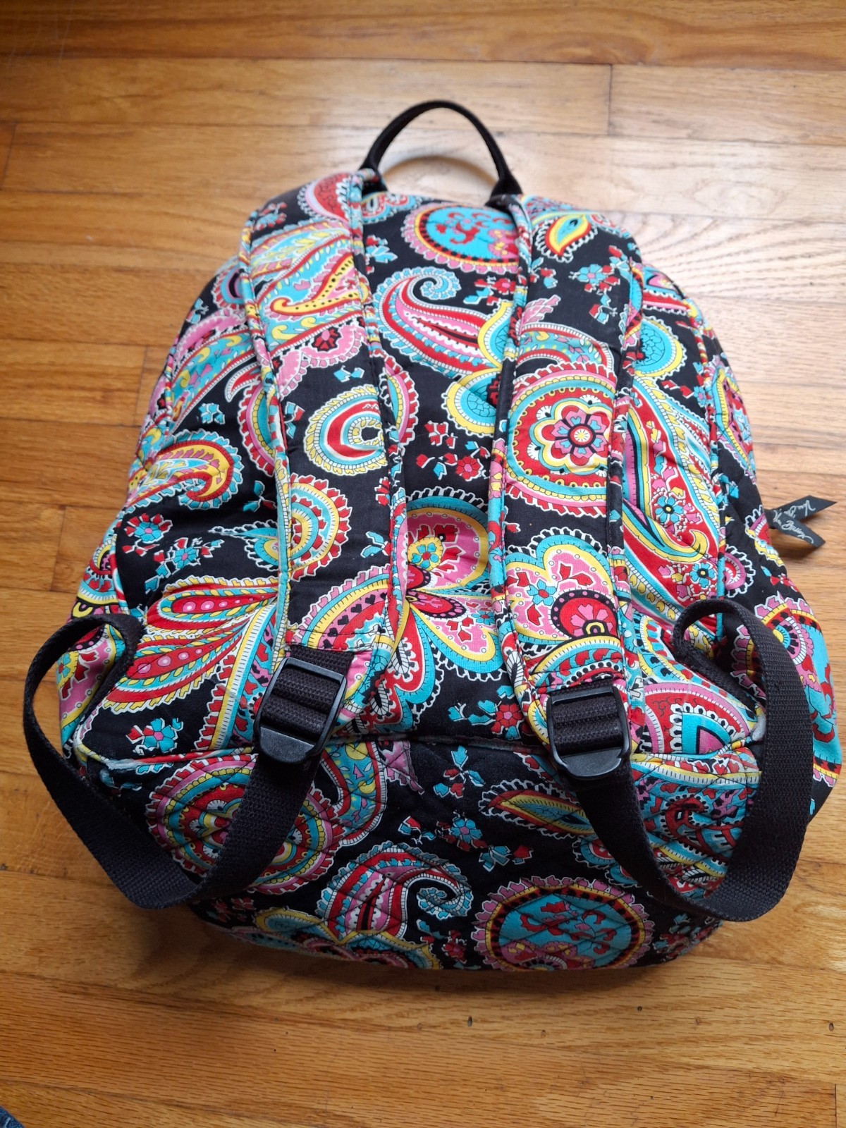 Vera Bradley Campus Backpack Quilted Parisian Paisley School Work Backpack