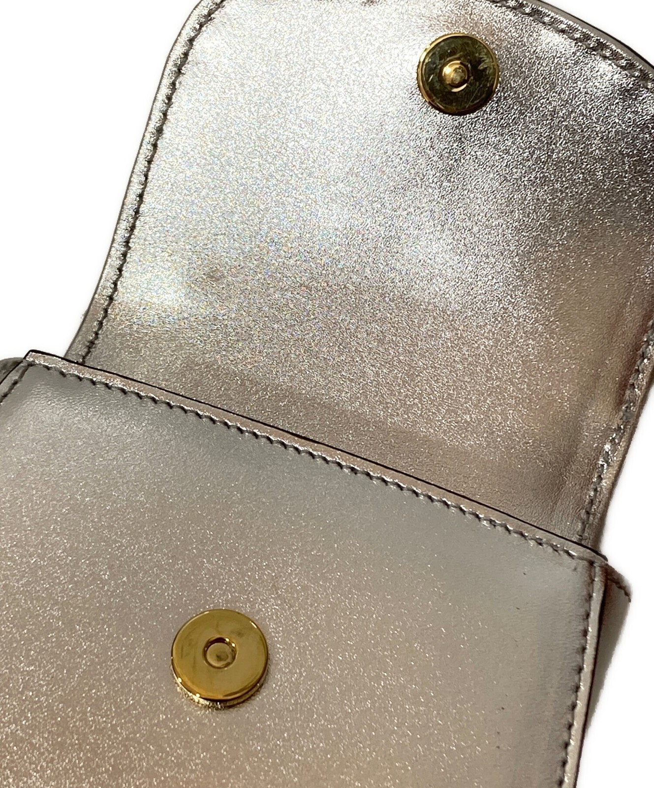 Gucci Bamboo Mini 760246 Silver Bag #TFB1531