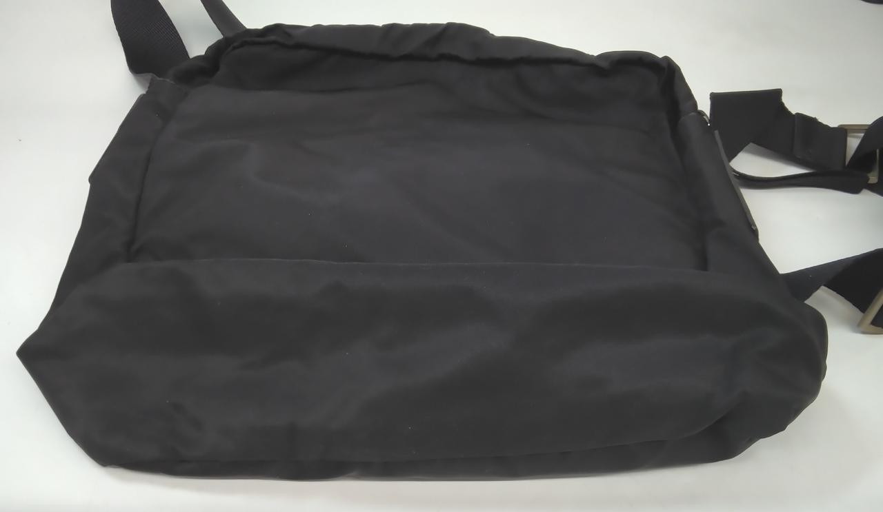 PRADA Black Nylon Shoulder Bag 10.6 inches