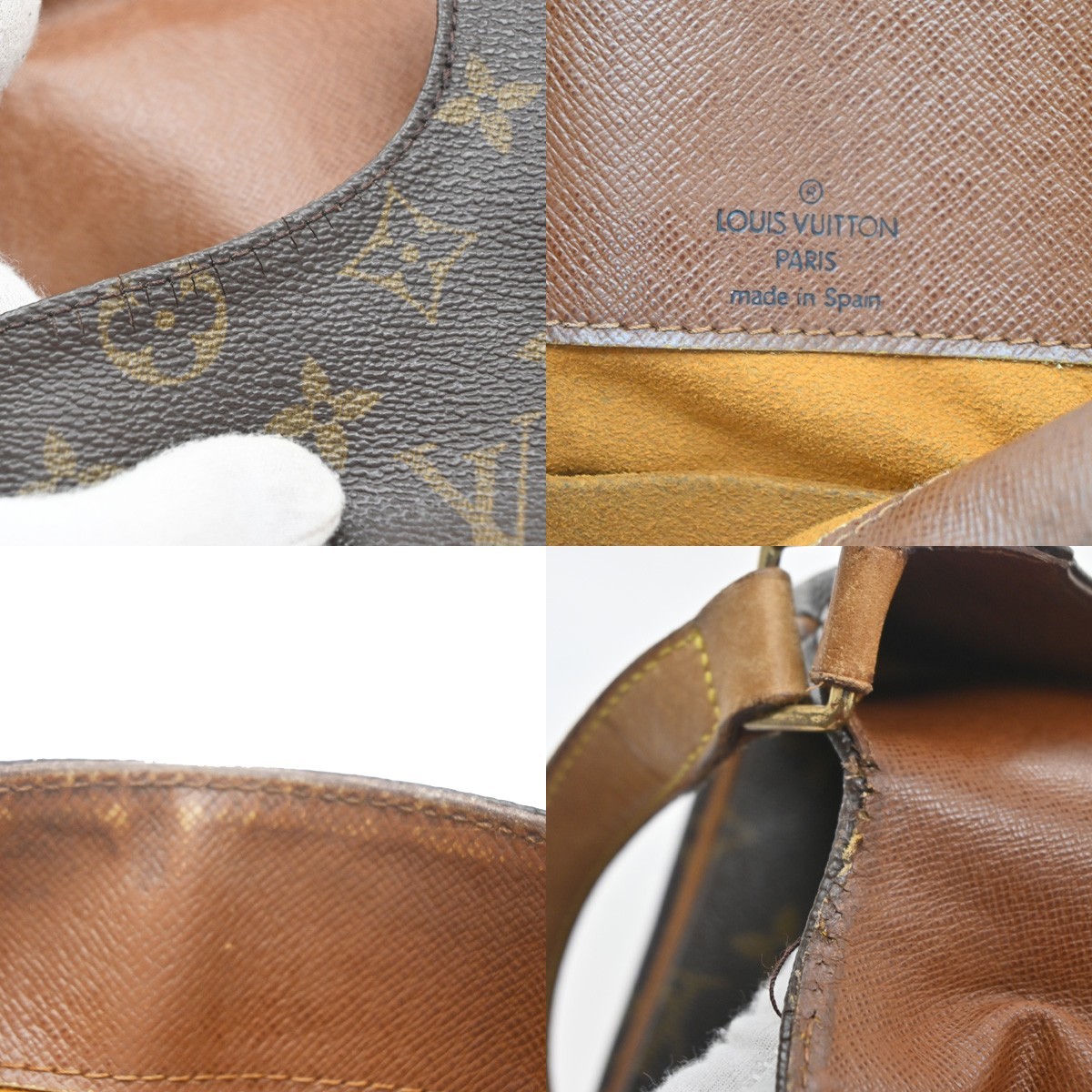 LOUIS VUITTON Musette Shoulder Bag Monogram Leather Brown Spain M51256 87YJ328