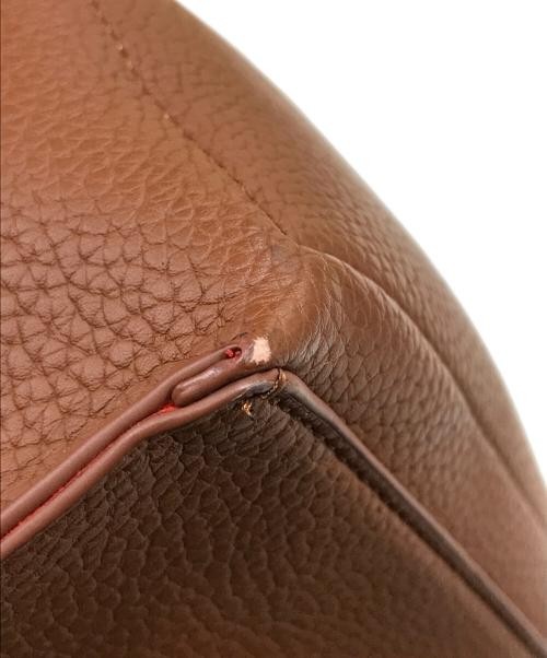 TAKEO KIKUCHI PVC shrink tote bag brown