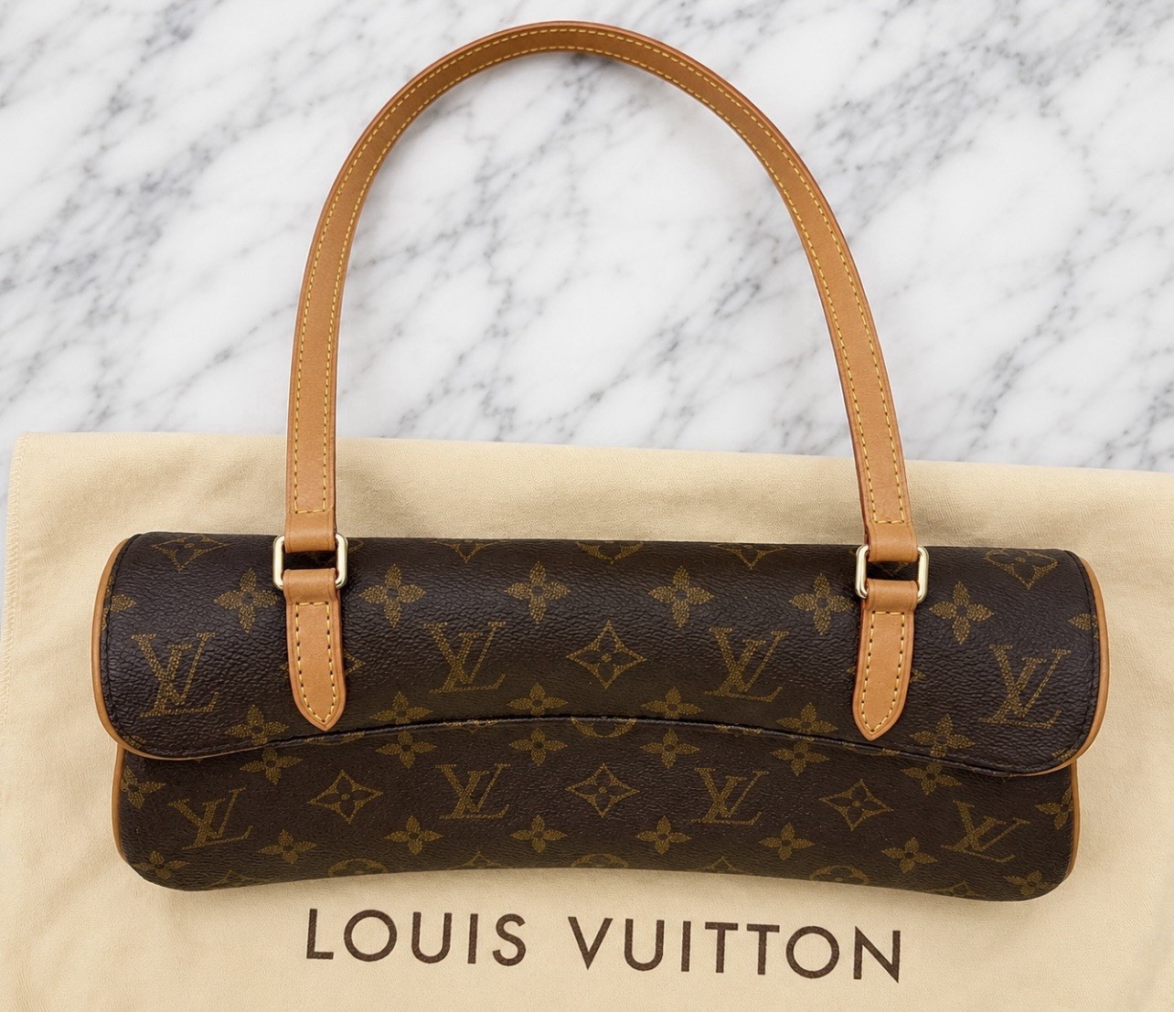 Louis Vuitton Marelle M51157 Monogram Shoulder Bag Orig Owner Carried Once Auth