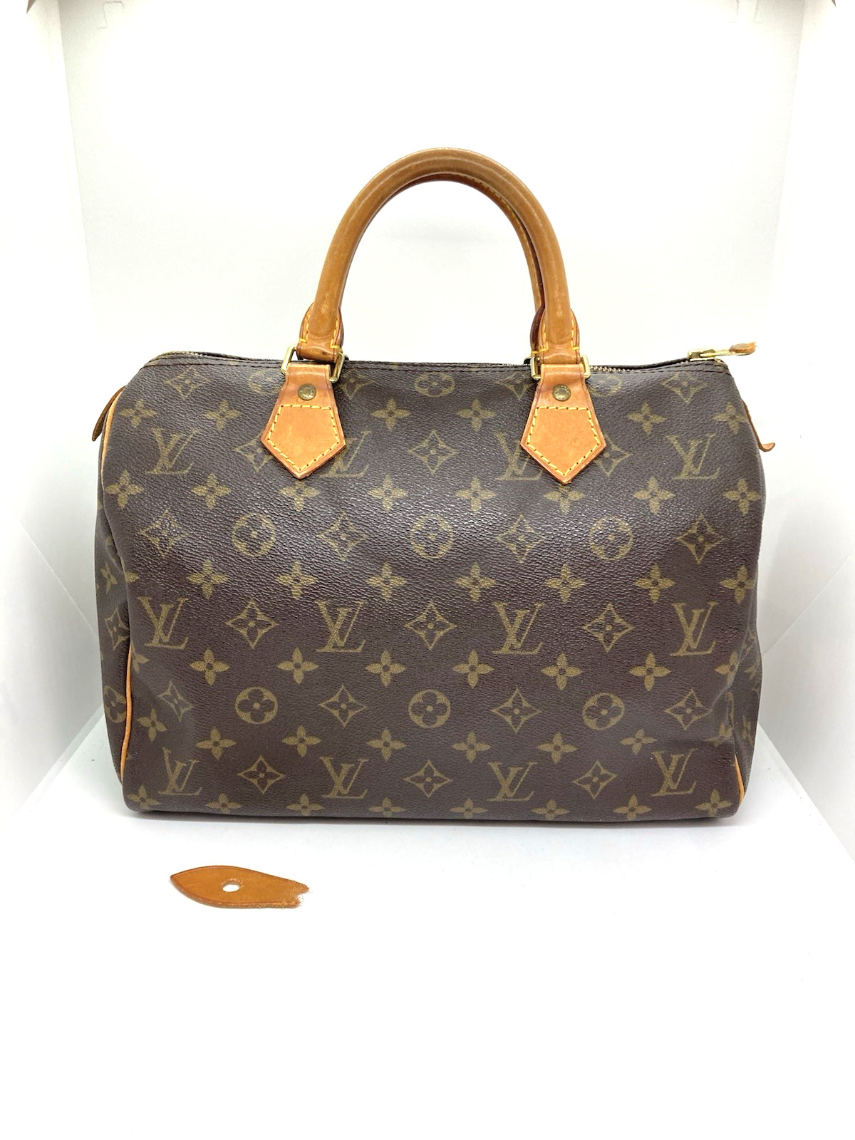 Used LOUIS VUITTON Speedy 30 M41526 Monogram Hand Bag Boston Bag Vintage 32379